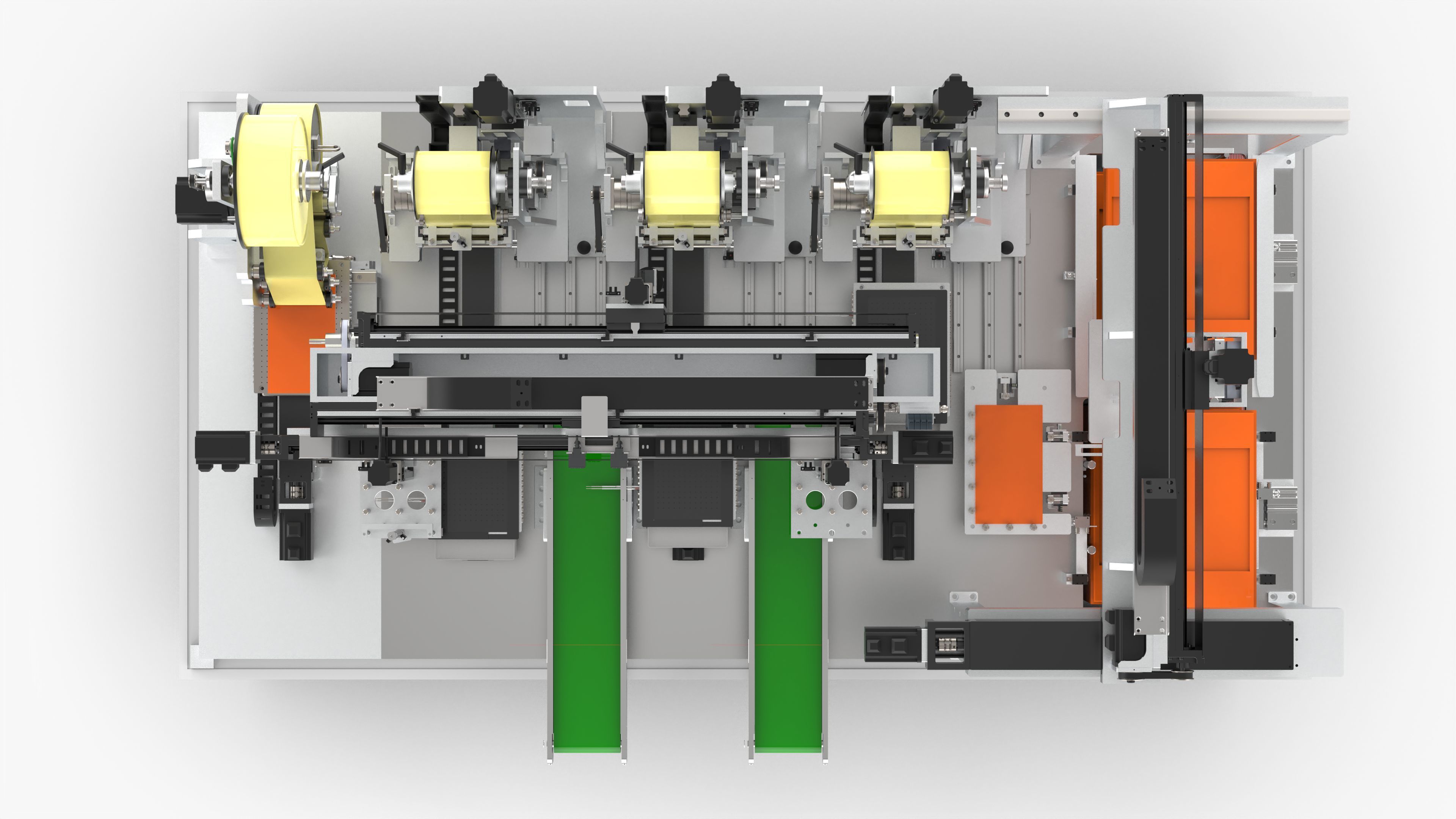 Automatic Glue Cleaning Machine 3D model_11