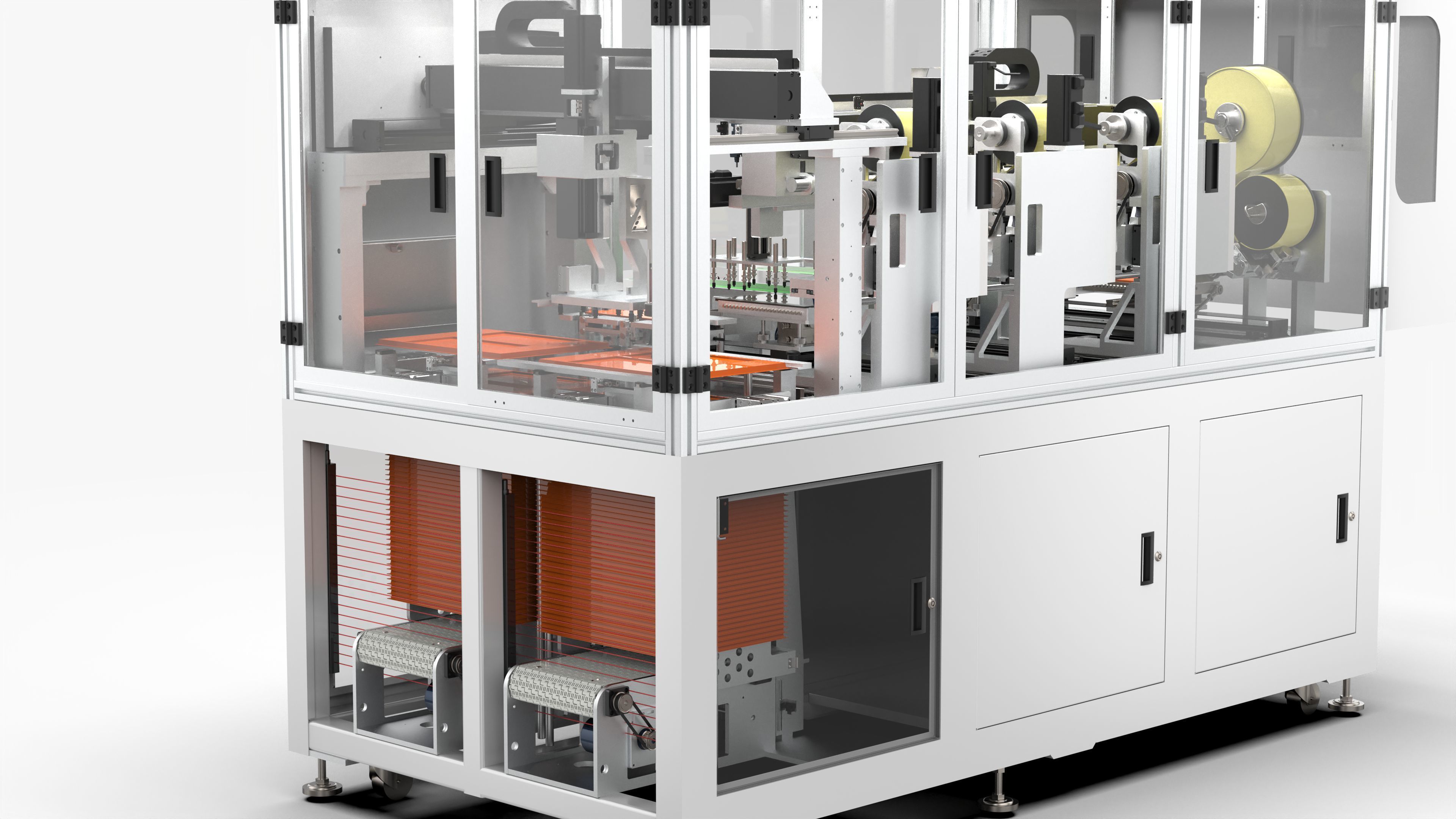 Automatic Glue Cleaning Machine 3D model_8