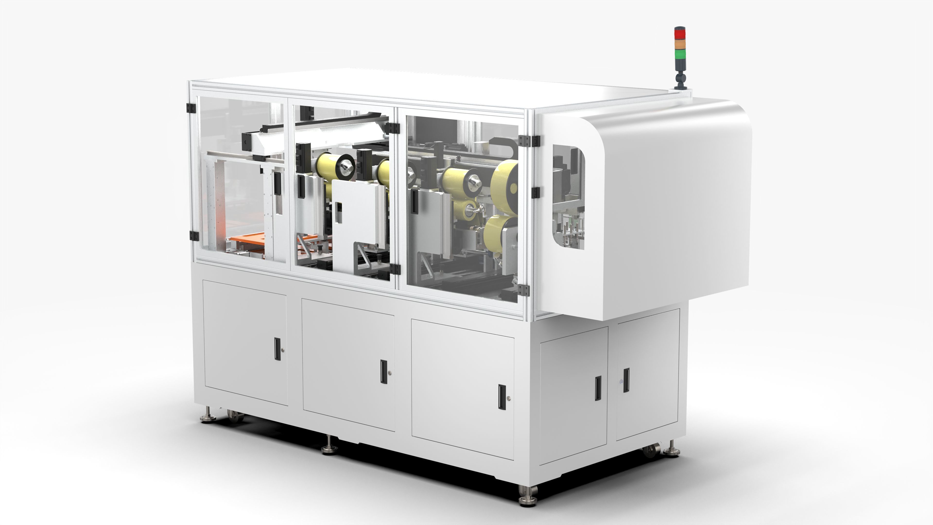 Automatic Glue Cleaning Machine 3D model_3