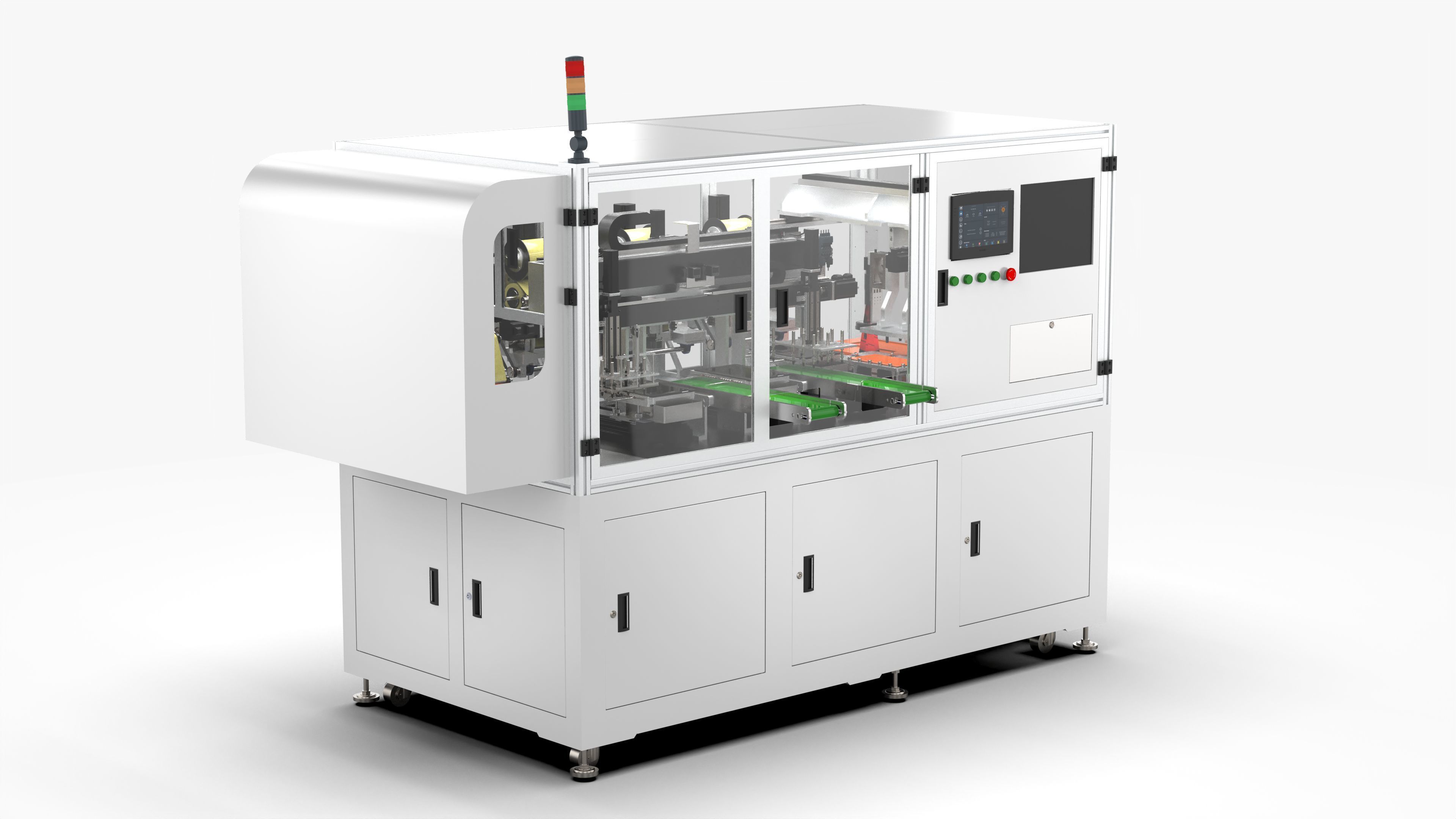 Automatic Glue Cleaning Machine 3D model_4