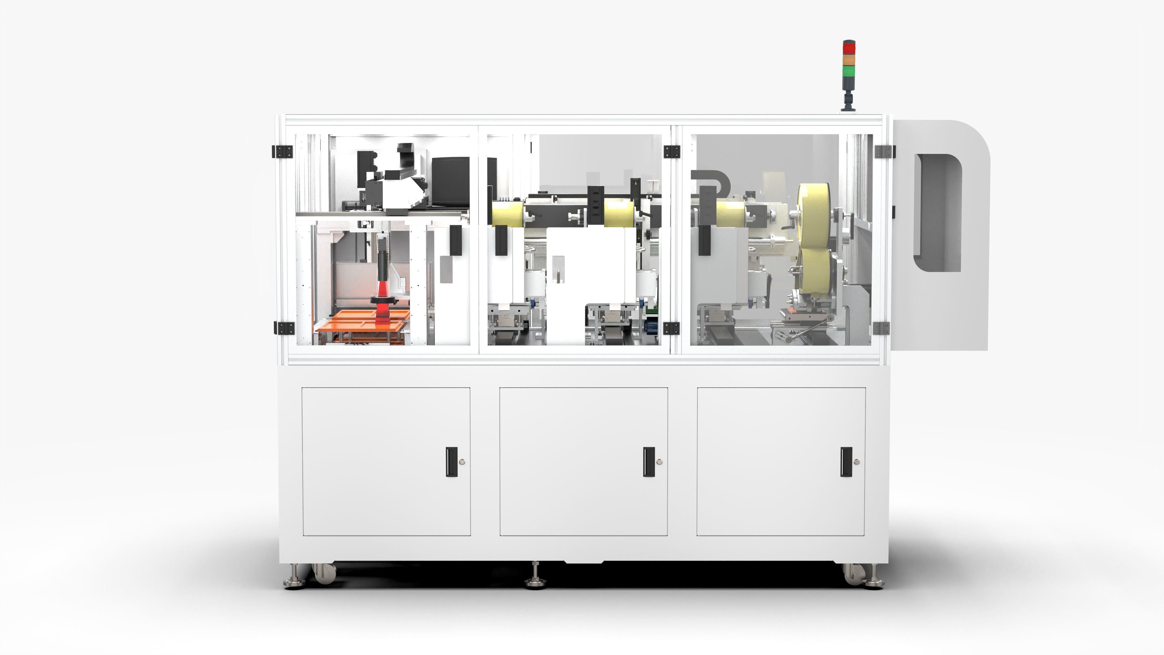 Automatic Glue Cleaning Machine 3D model_6