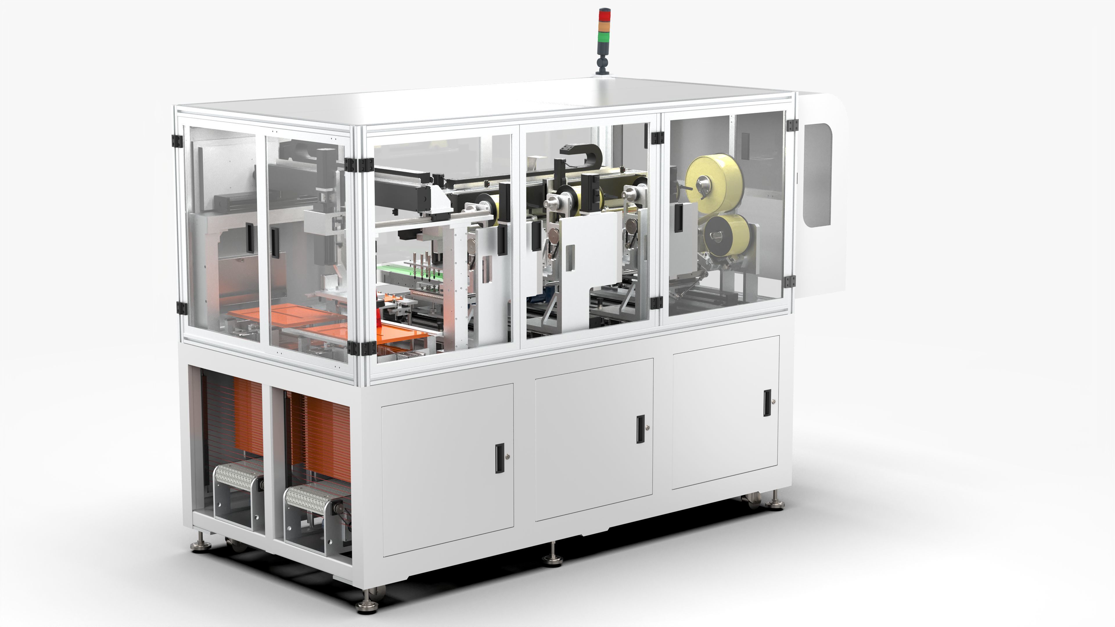 Automatic Glue Cleaning Machine 3D model_2