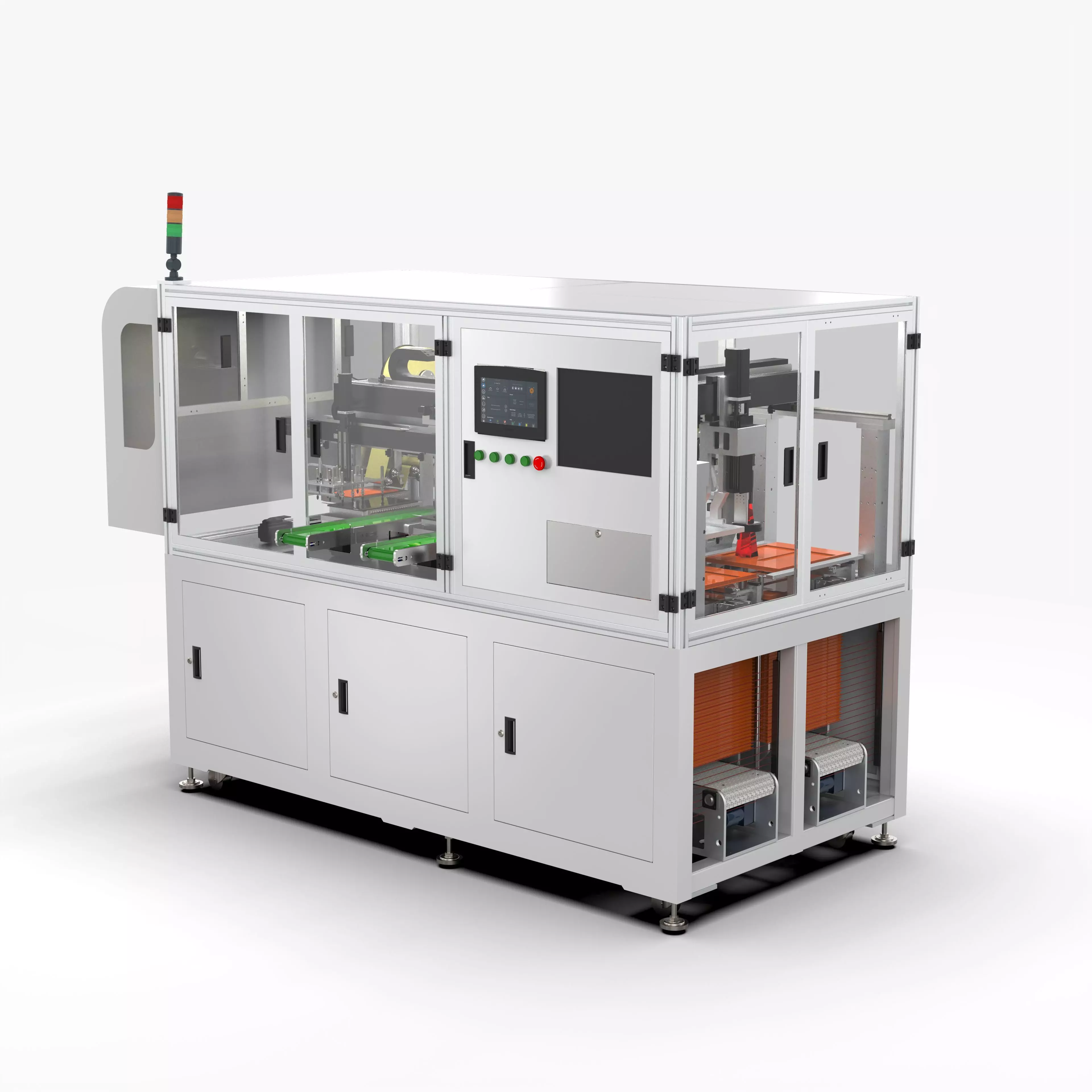 Automatic Glue Cleaning Machine 3D model_0