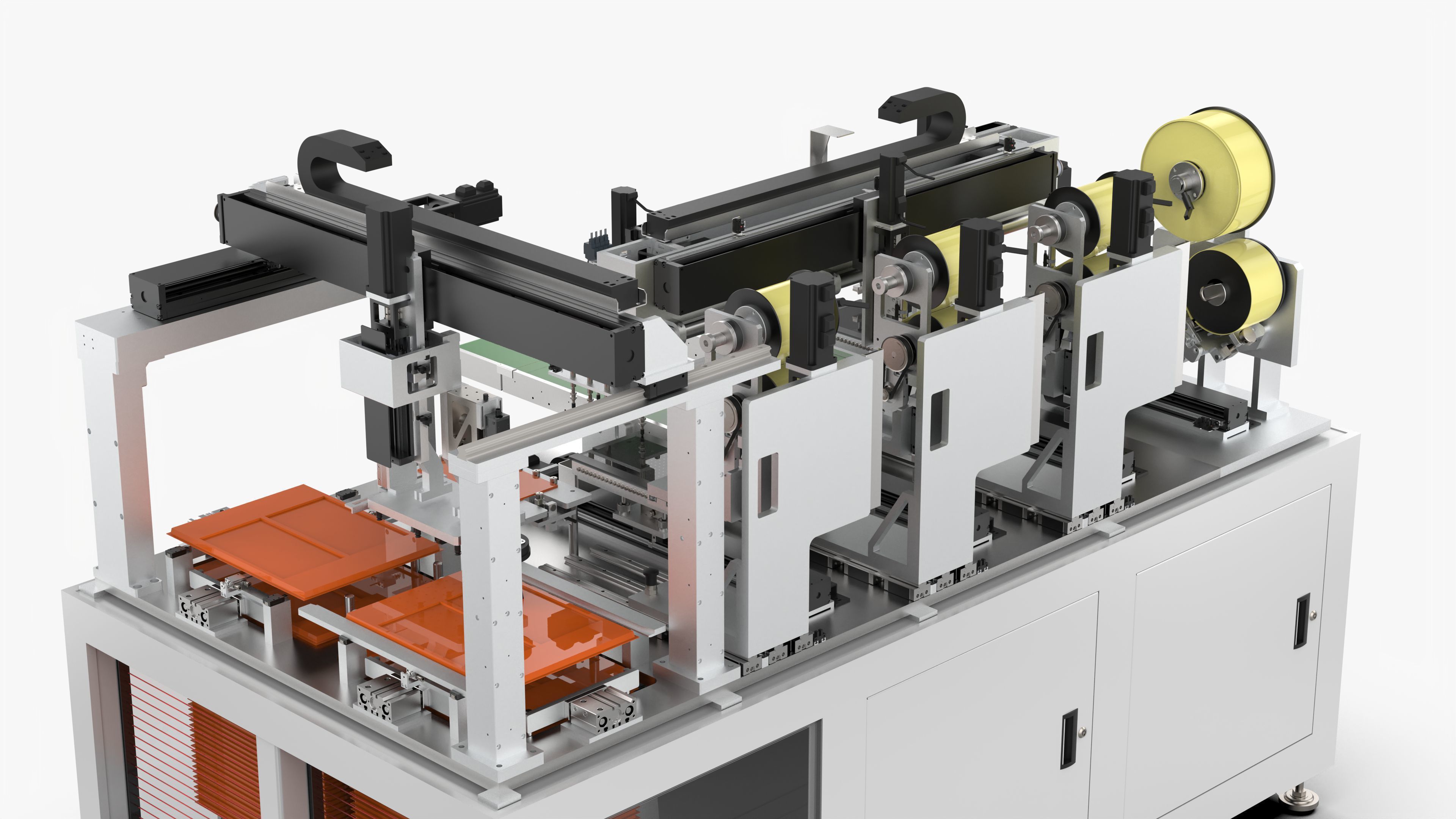 Automatic Glue Cleaning Machine 3D model_9