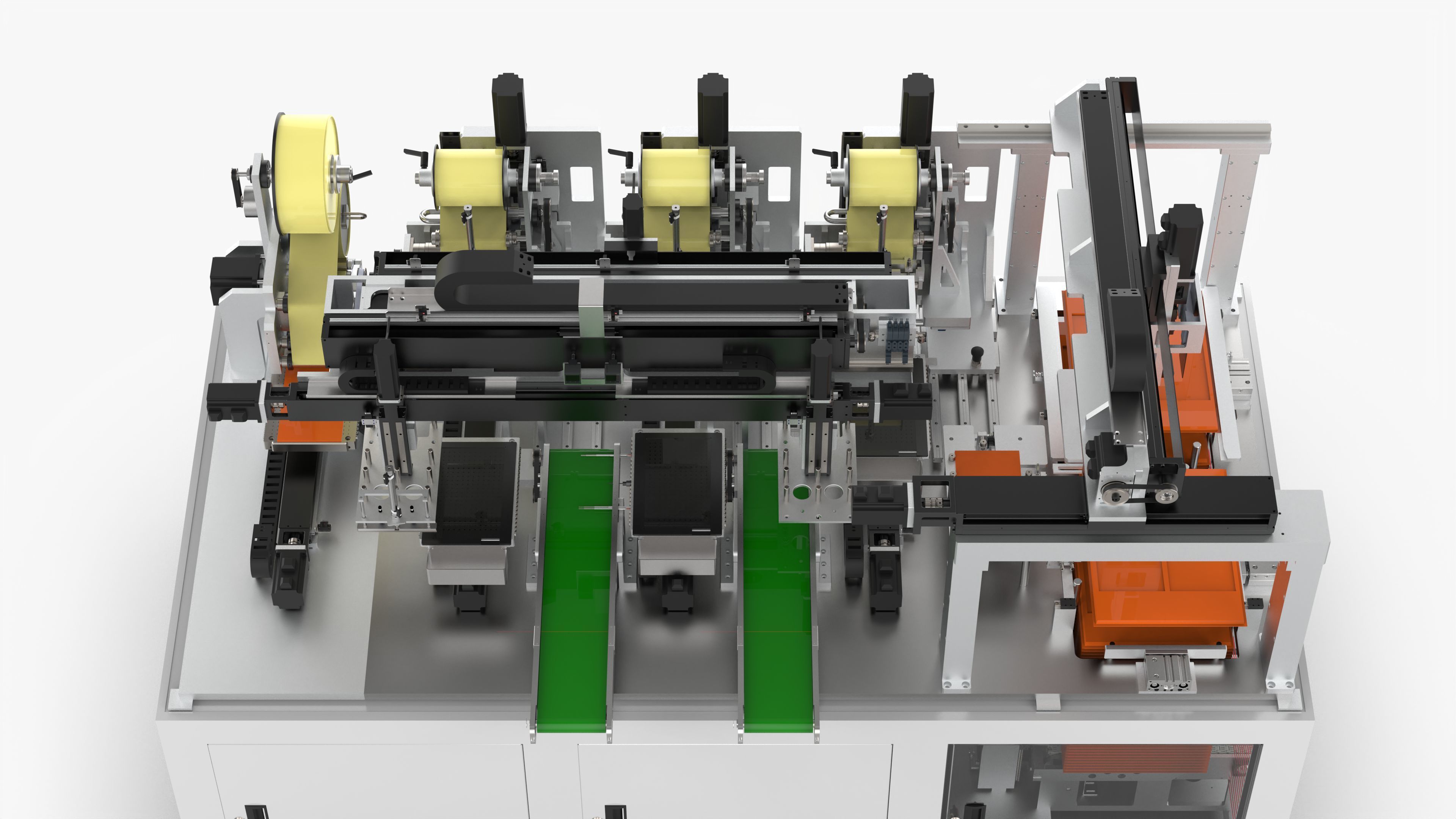 Automatic Glue Cleaning Machine 3D model_10