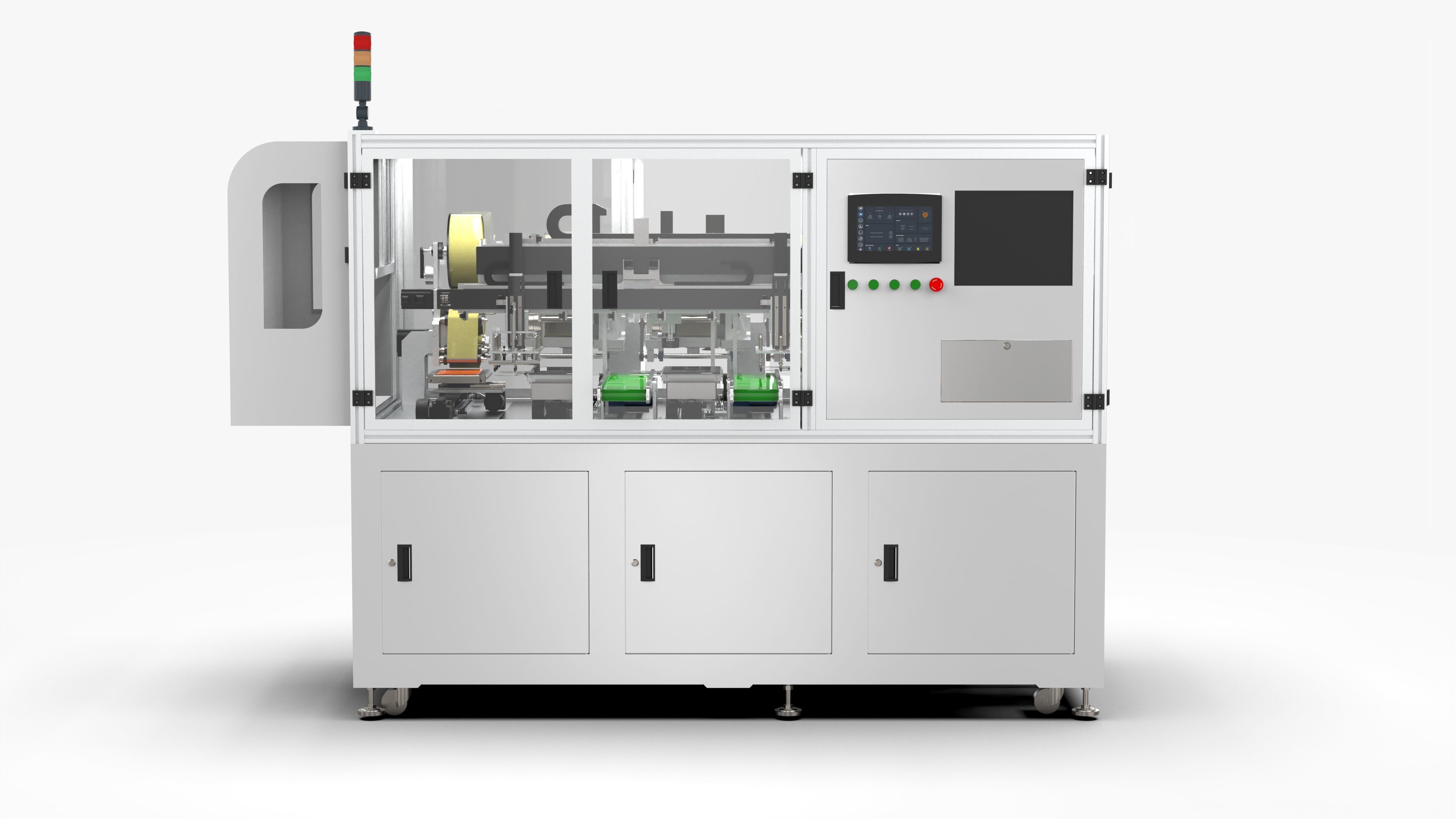 Automatic Glue Cleaning Machine 3D model_5