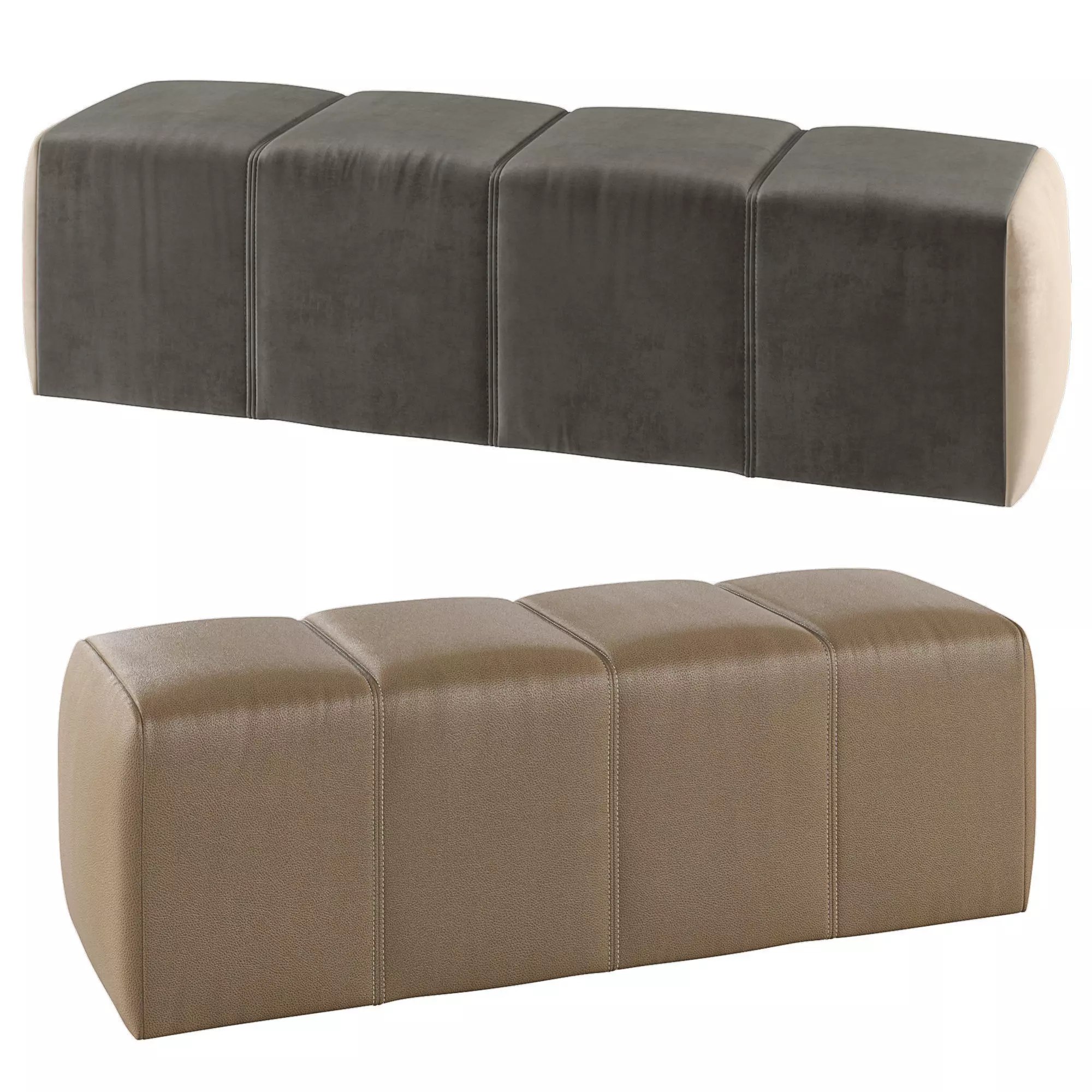 Bench Charlie 3D model_0