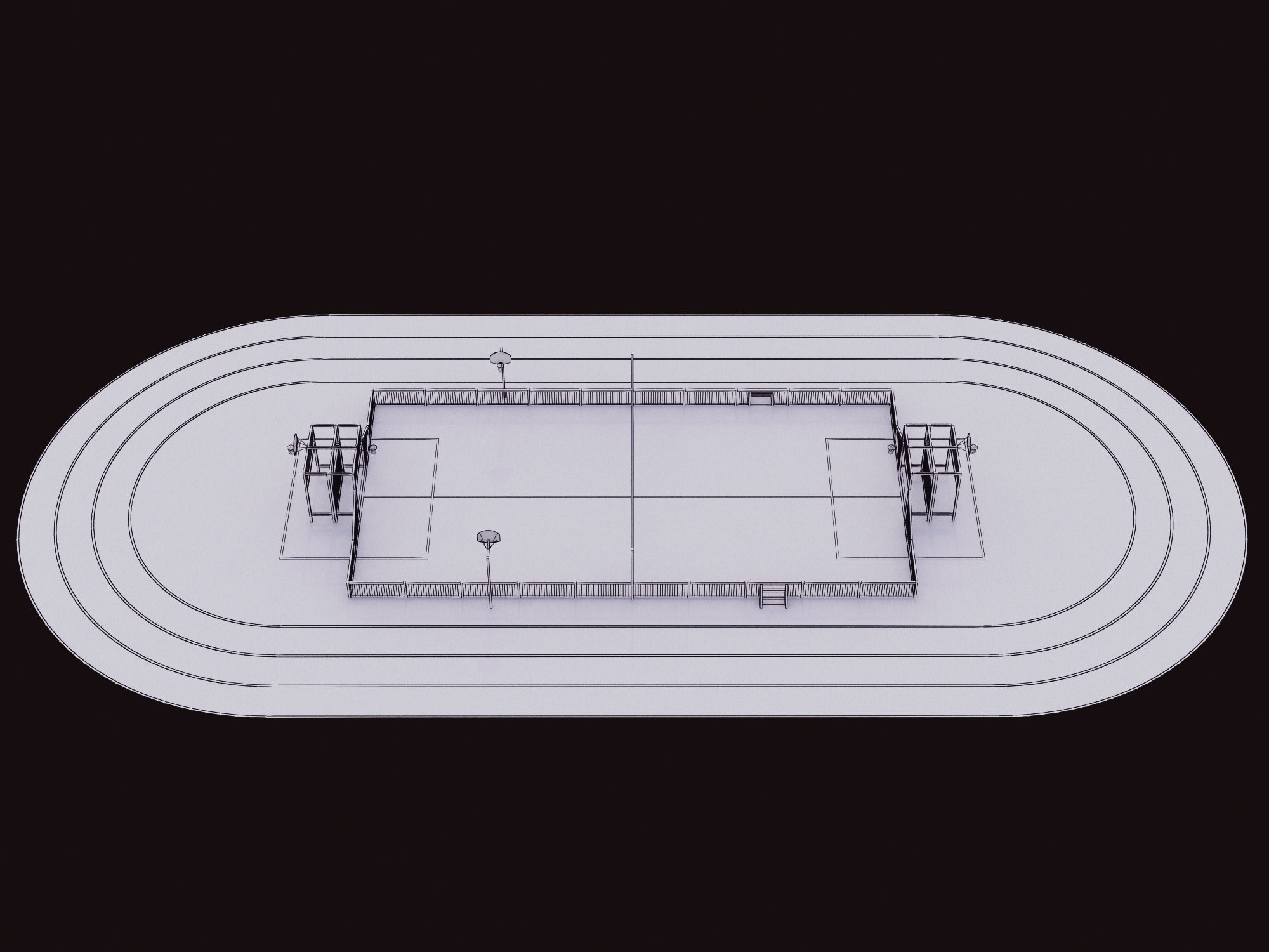 Multisports Stadium 3D model_15