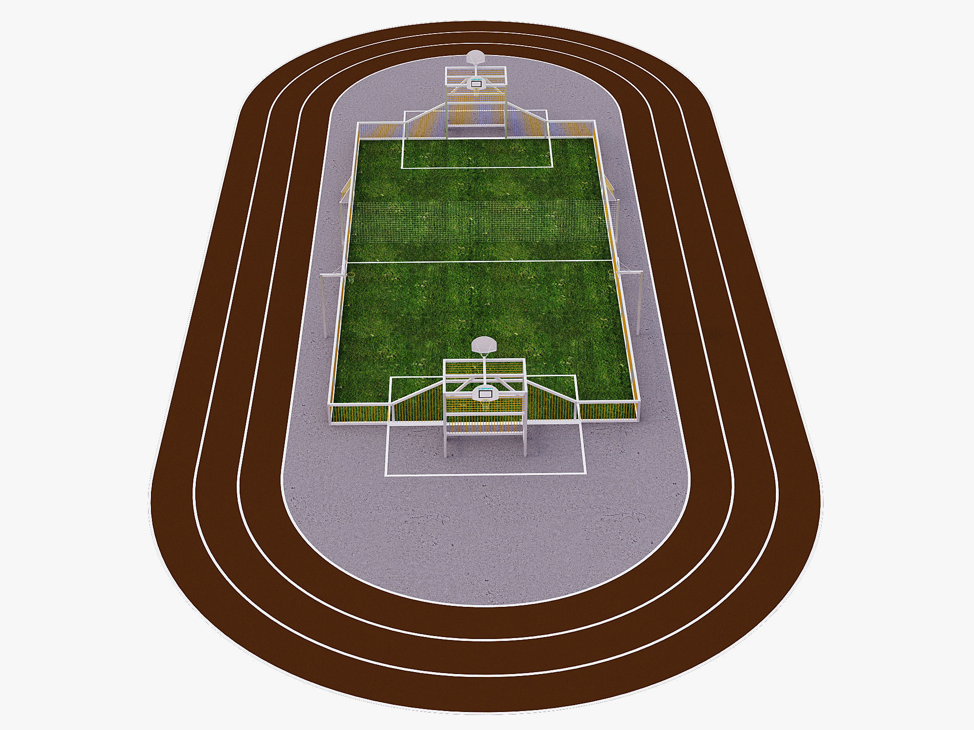 Multisports Stadium 3D model_1