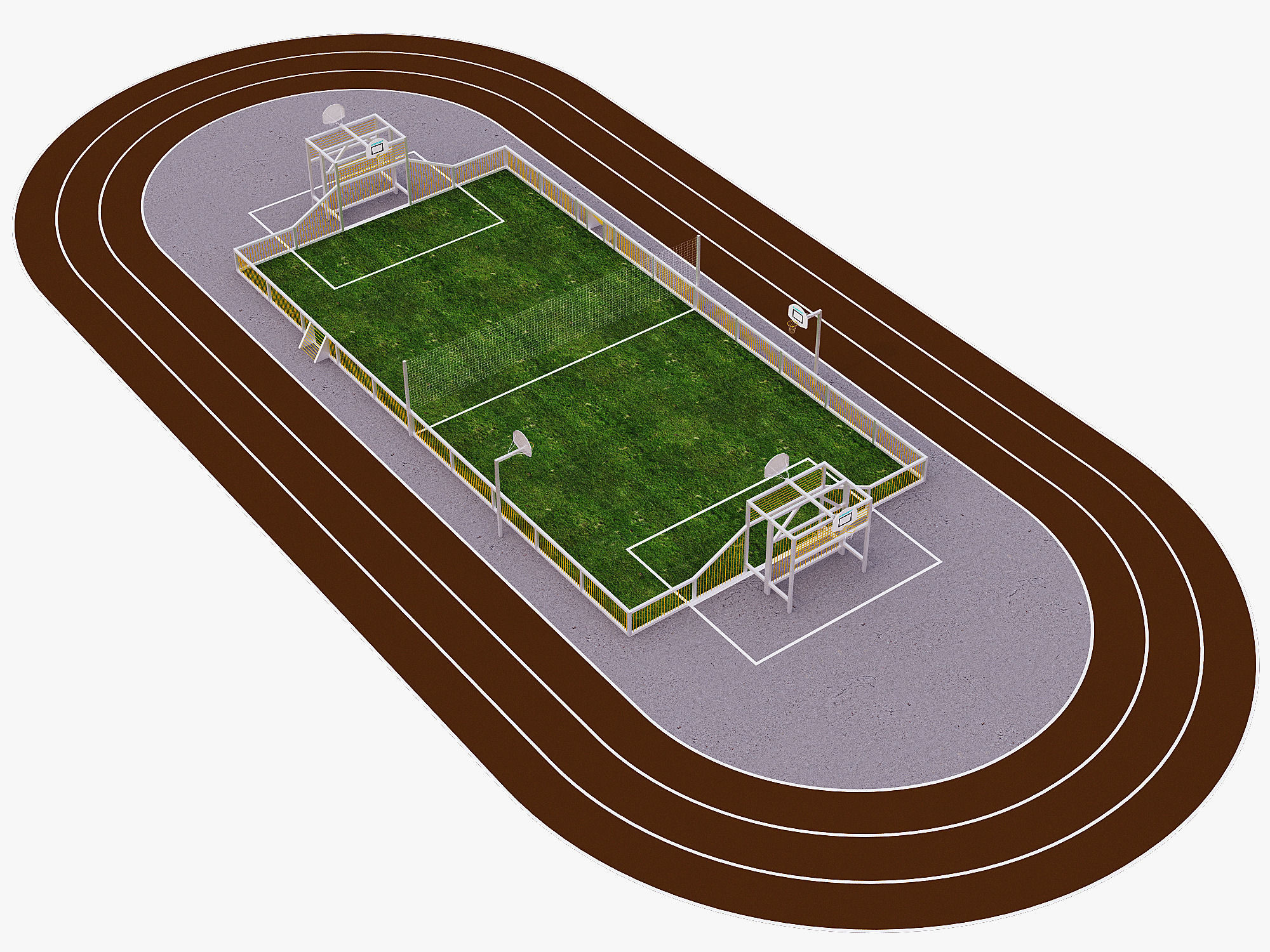 Multisports Stadium 3D model_3