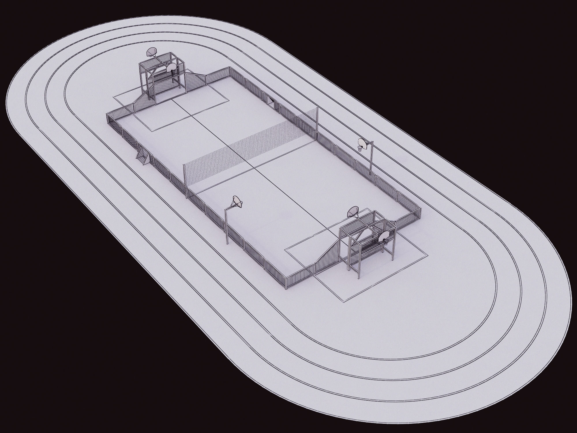 Multisports Stadium 3D model_18