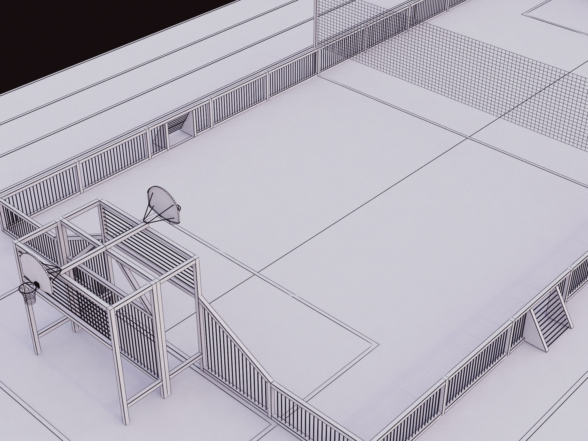 Multisports Stadium 3D model_13