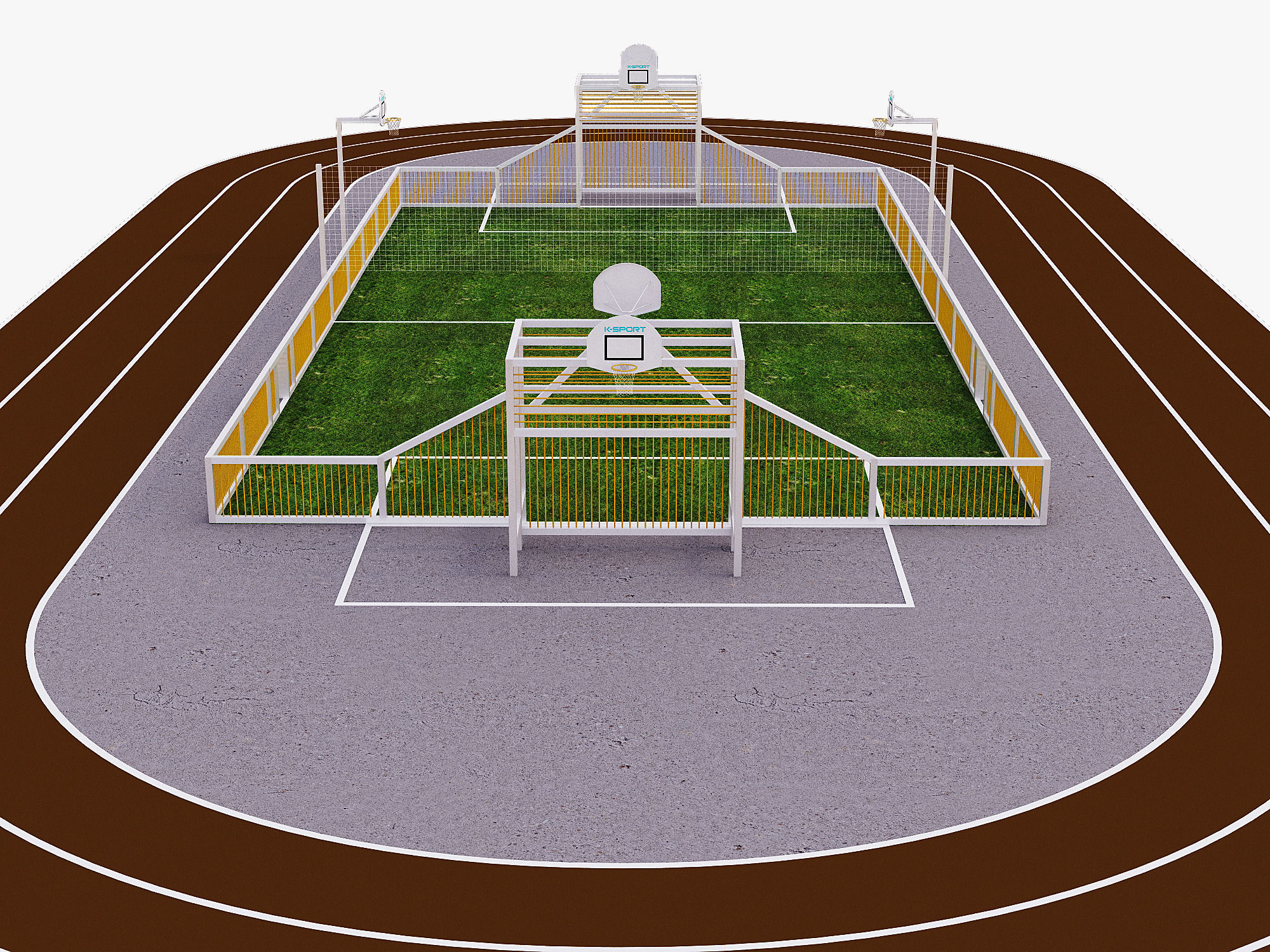 Multisports Stadium 3D model_2