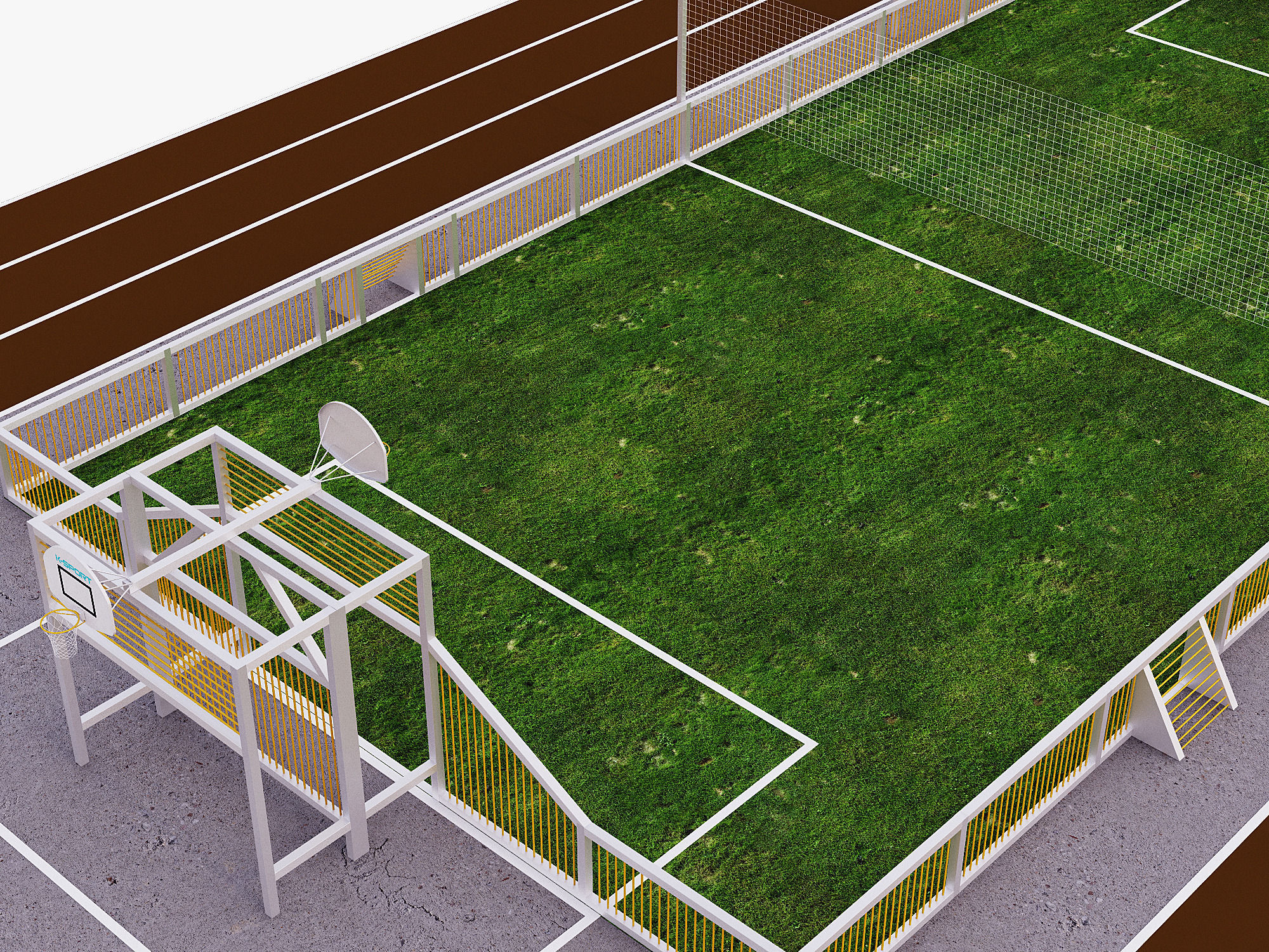 Multisports Stadium 3D model_8