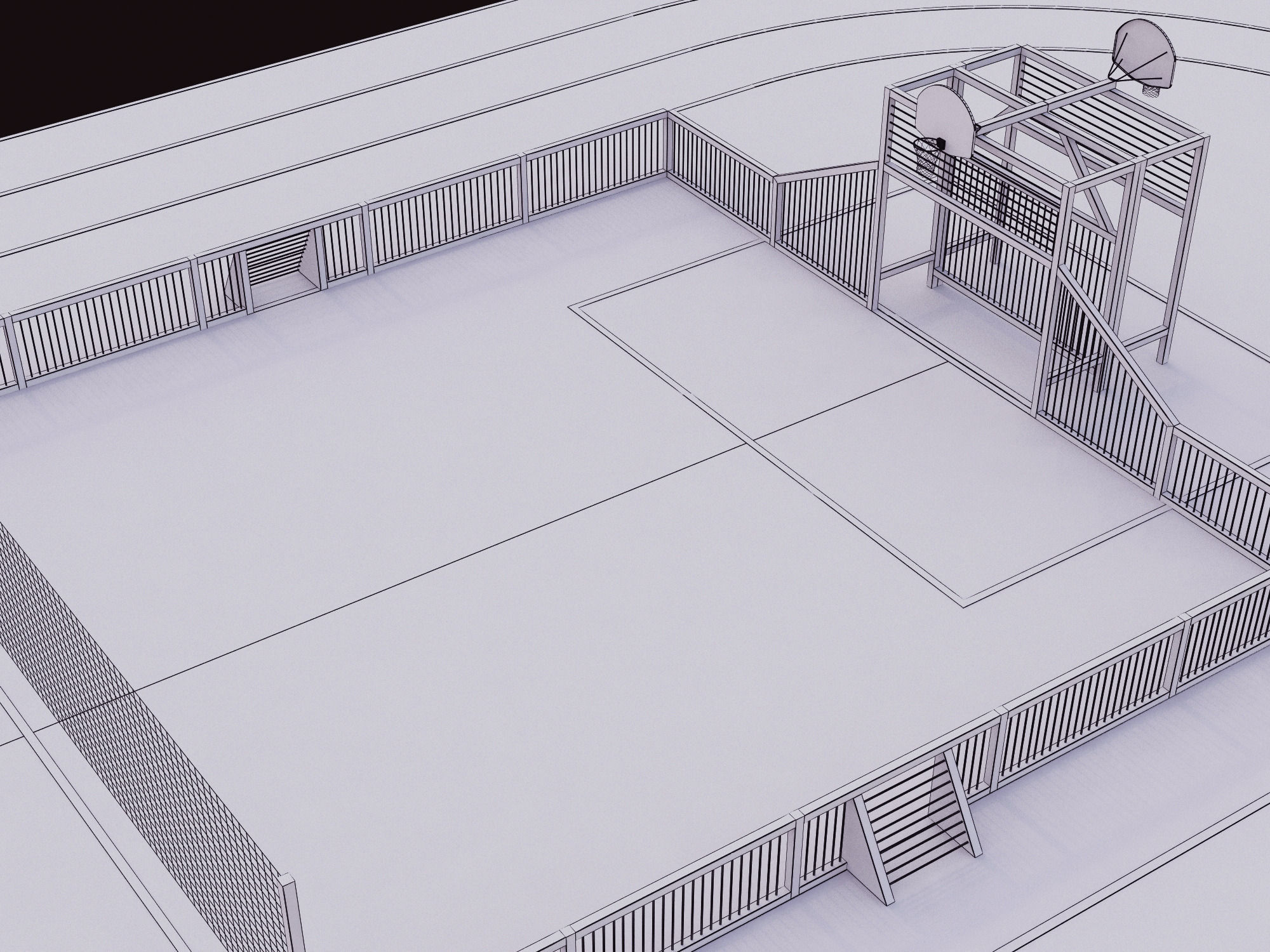 Multisports Stadium 3D model_19