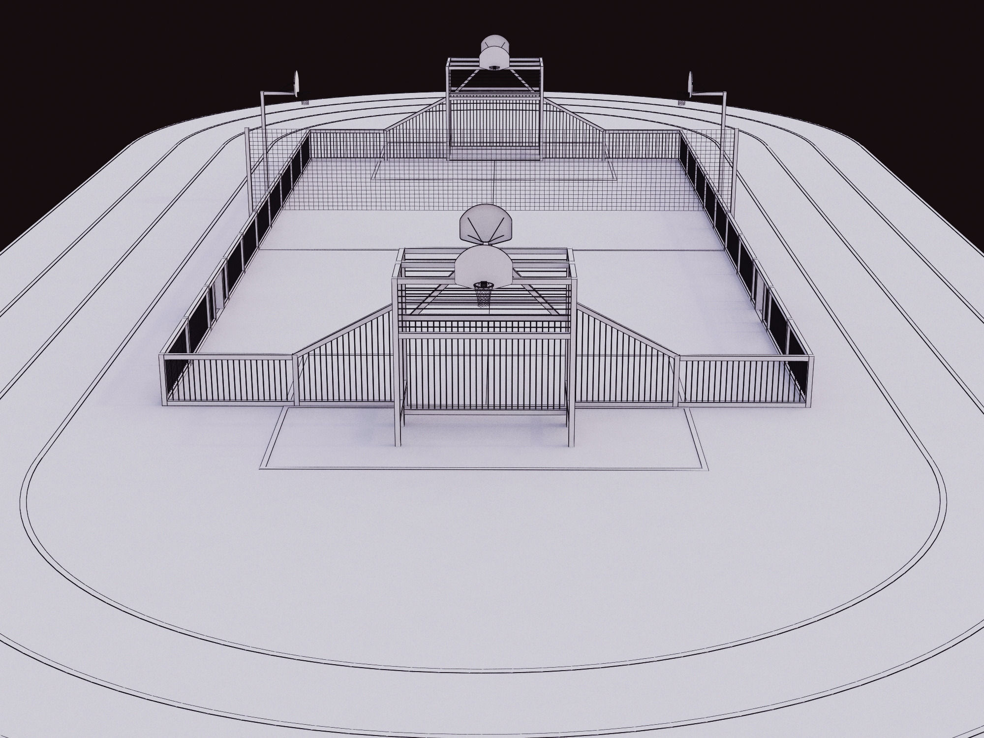 Multisports Stadium 3D model_12