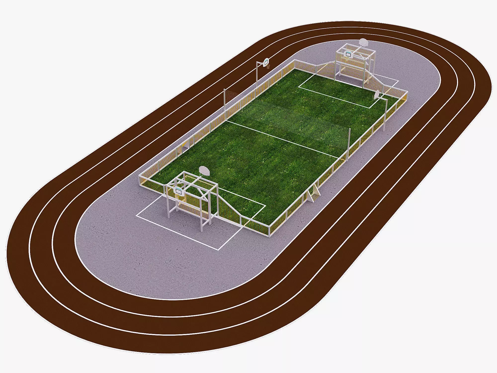 Multisports Stadium 3D model_0