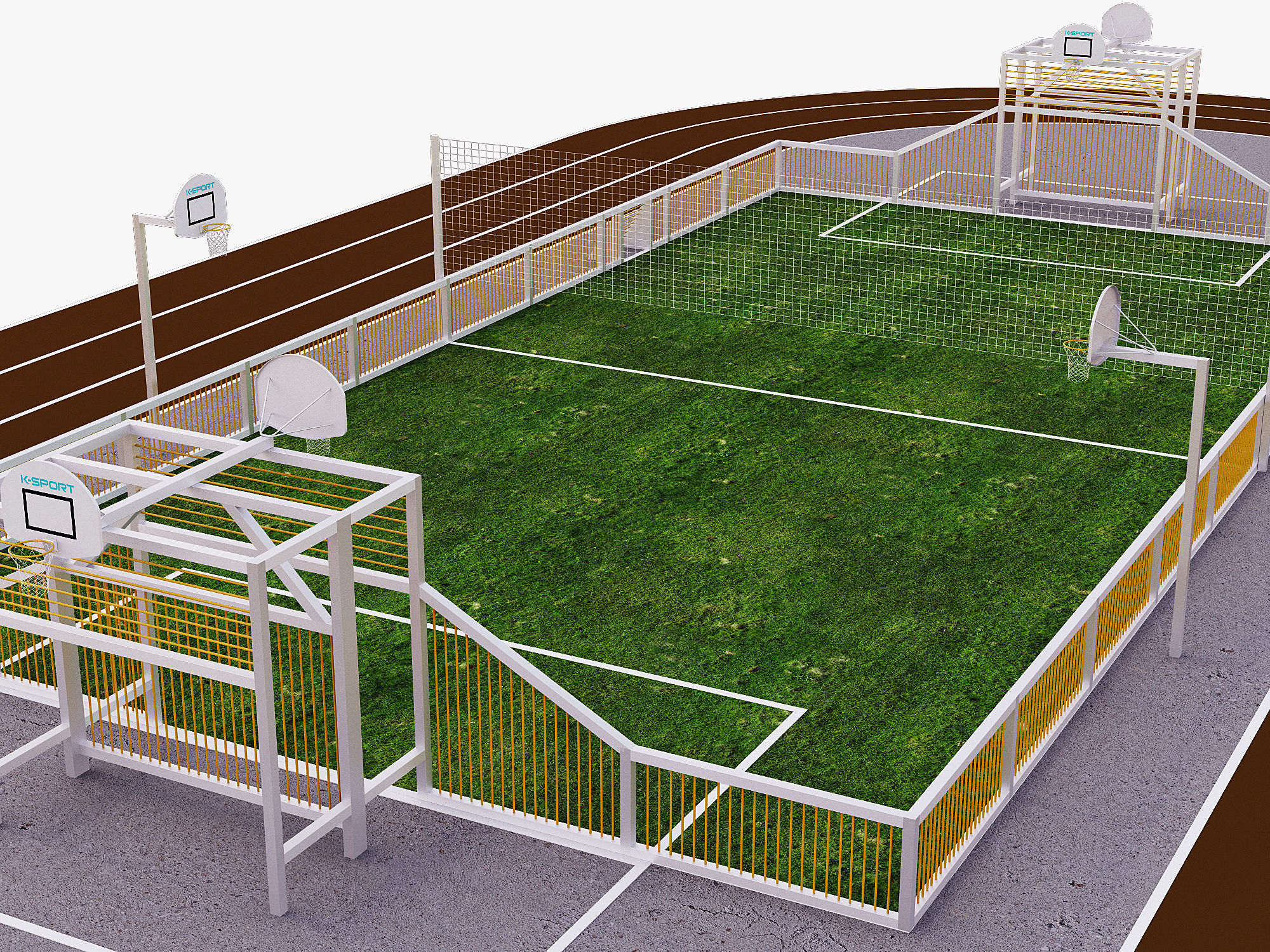 Multisports Stadium 3D model_5