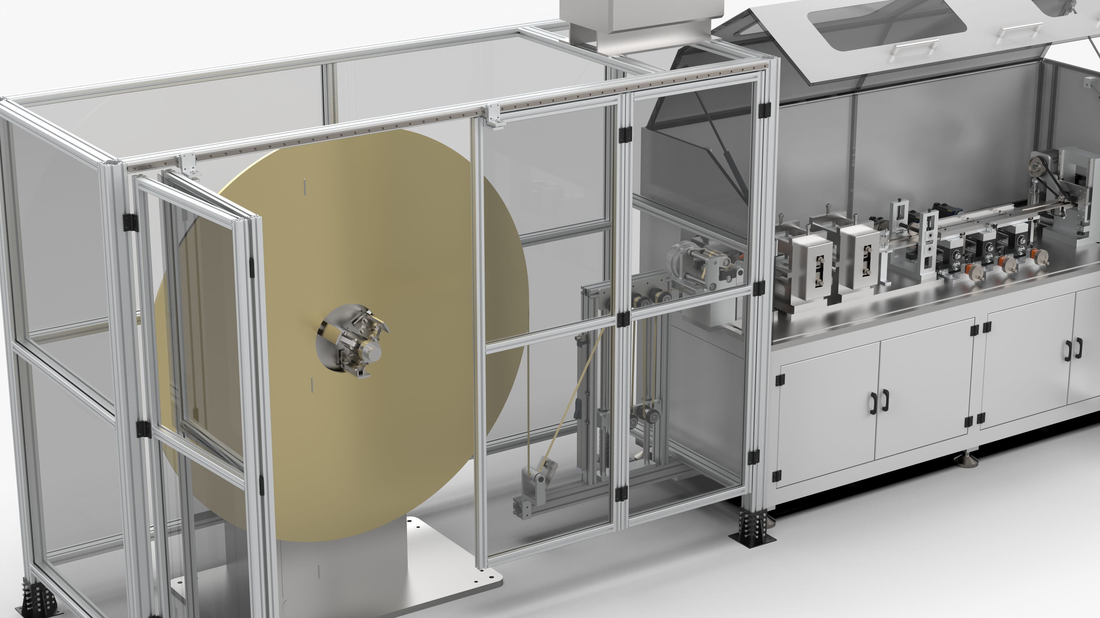 Automatic Aluminum Fin Forming Machine 3D model | CGTrader