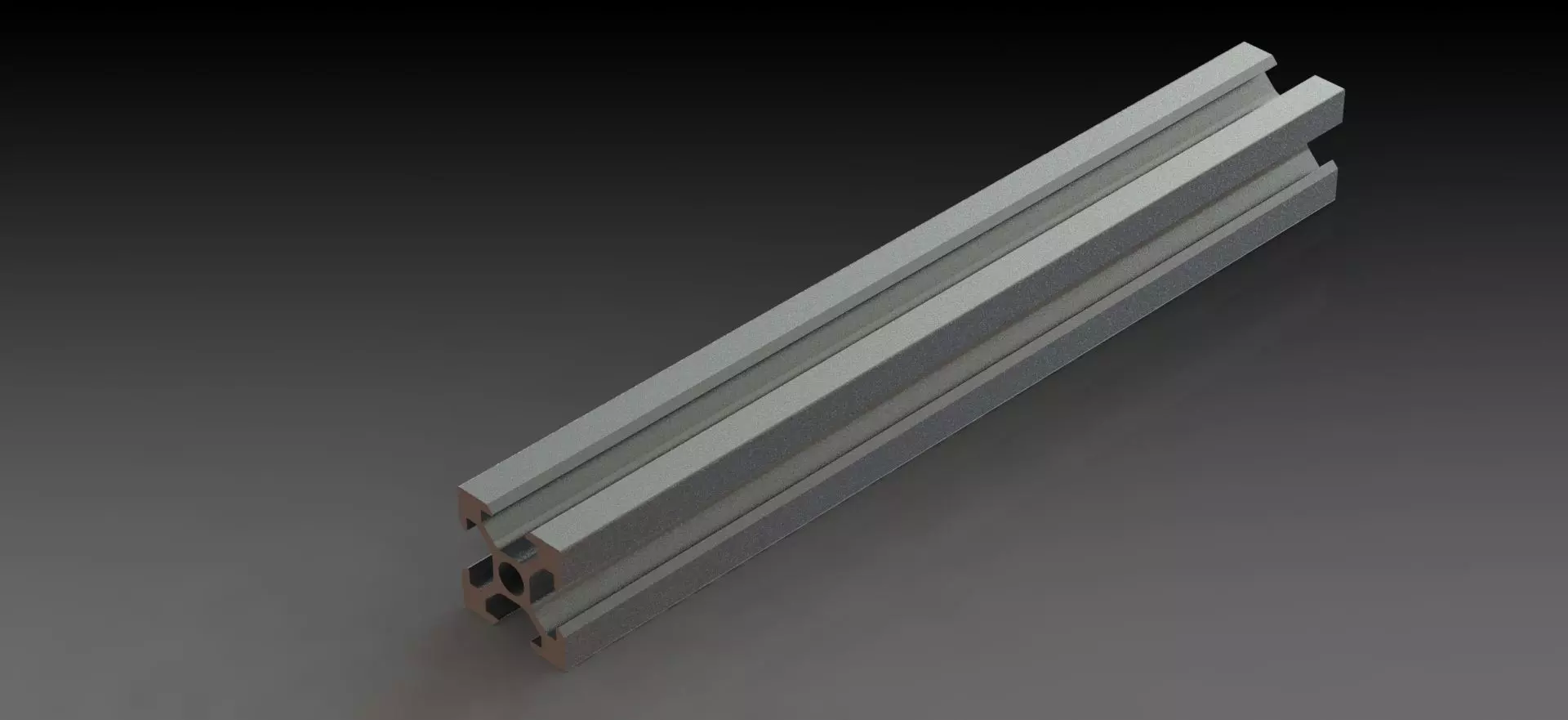 Profile Series 20 V Slot 20x20x160 3D print model_0