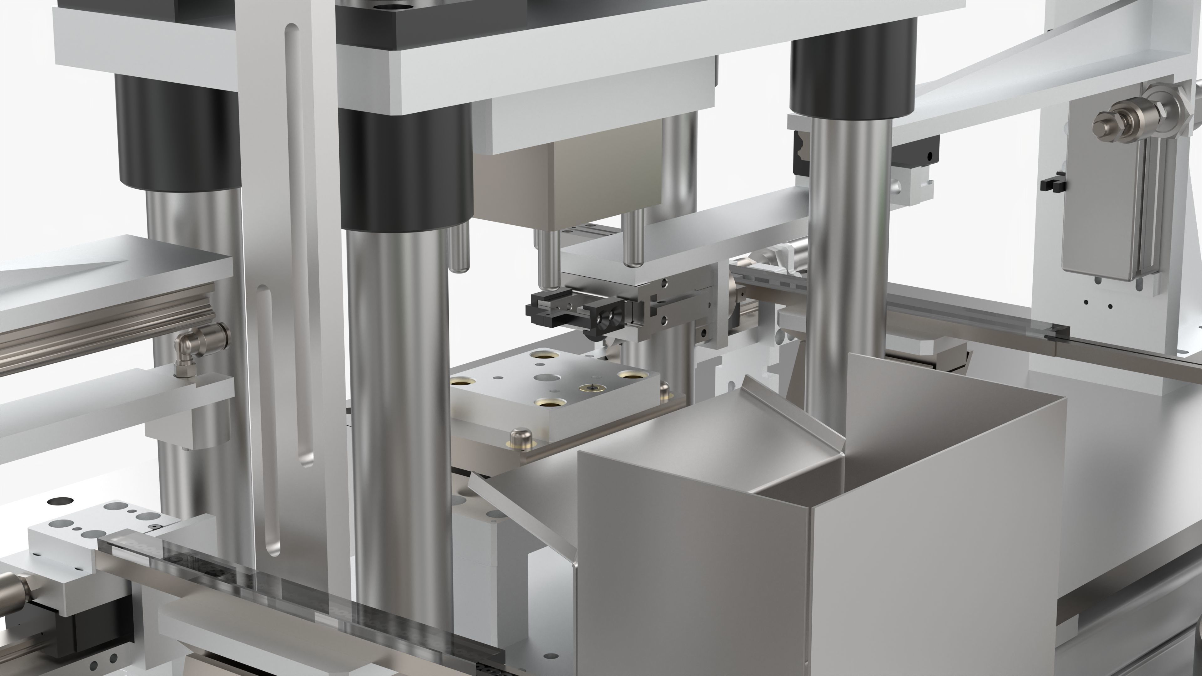 Automatic Shaft Loading and Unloading Press Machine 3D model | CGTrader