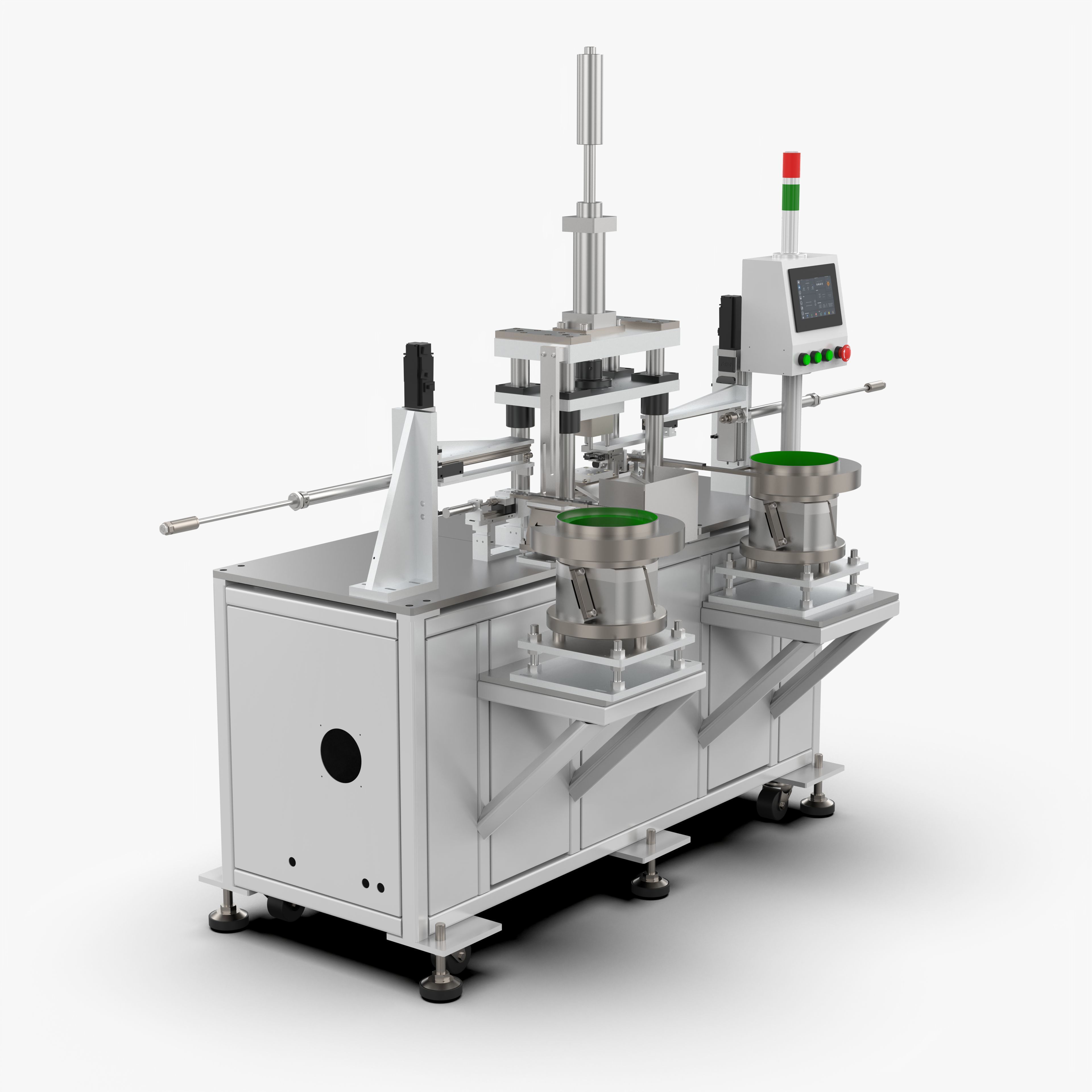Automatic Shaft Loading and Unloading Press Machine 3D model CGTrader