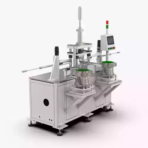 Automatic Shaft Loading and Unloading Press Machine 3D model