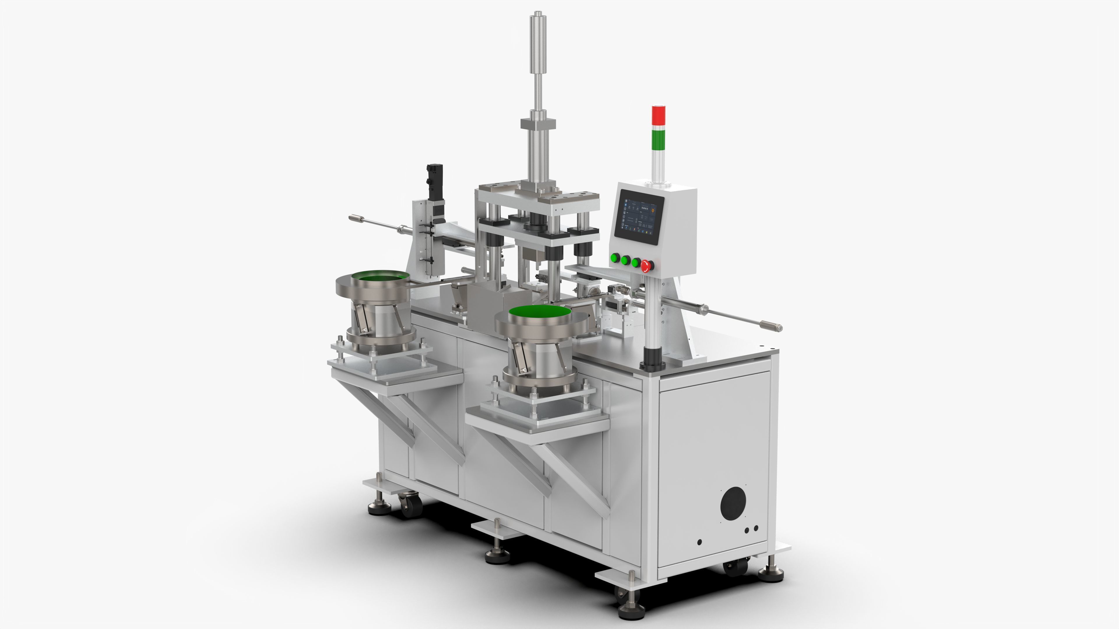 Automatic Shaft Loading and Unloading Press Machine 3D model | CGTrader