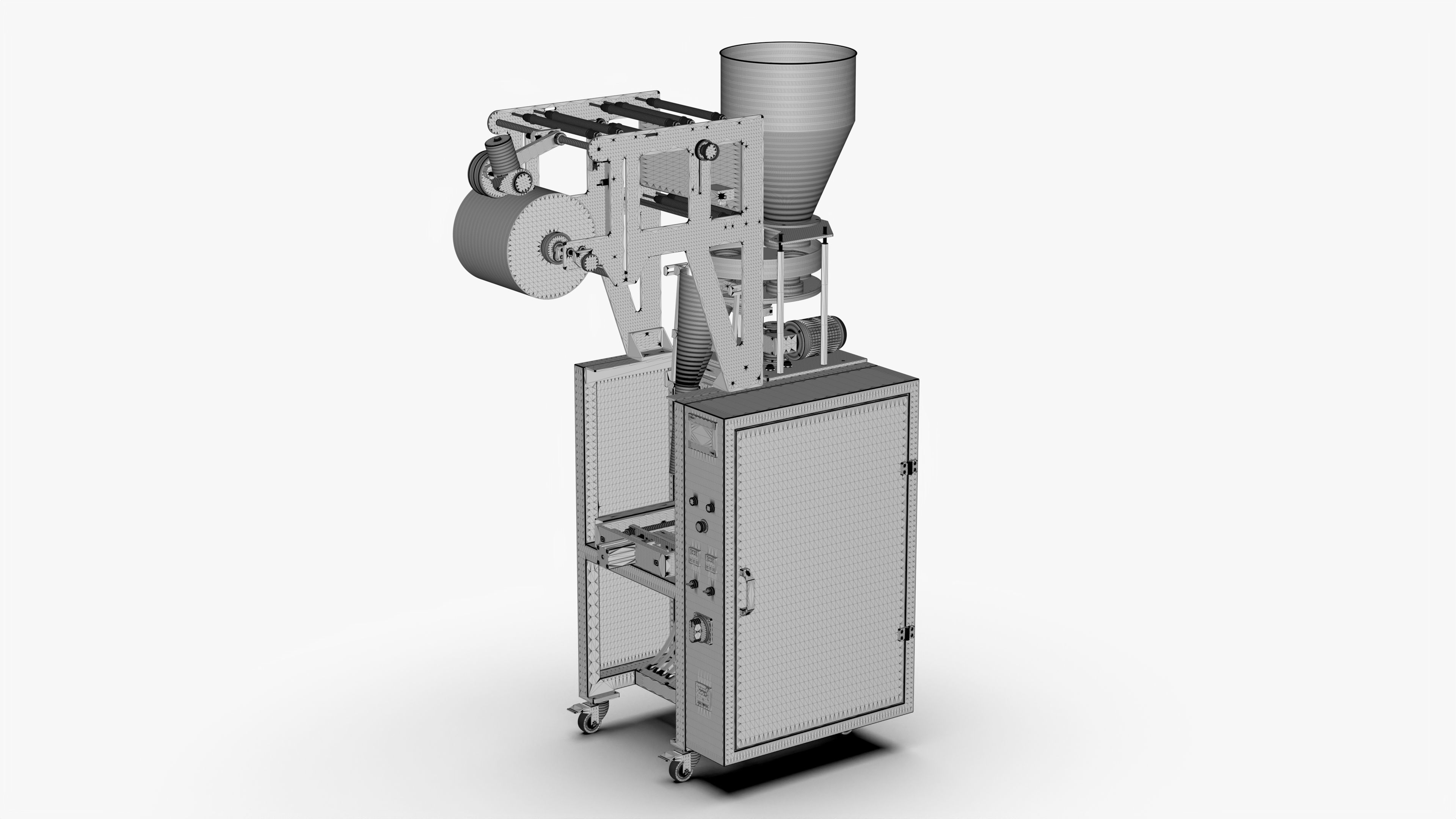 Vertical Packaging Machine 3D model_12