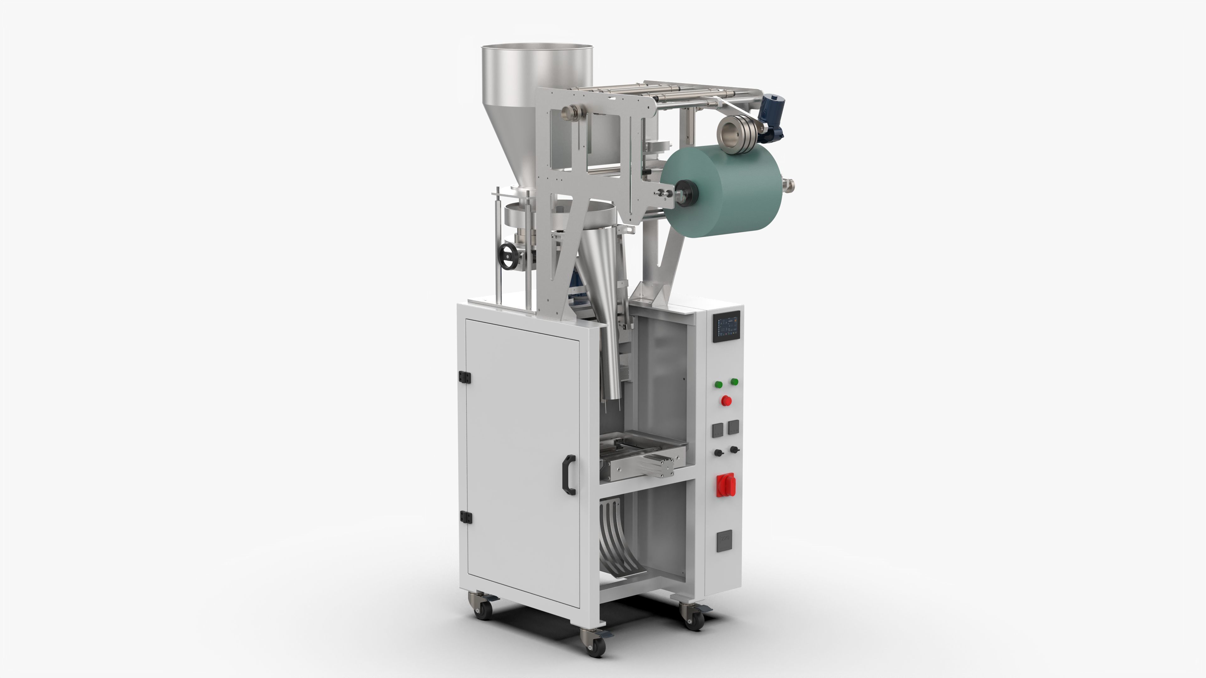 Vertical Packaging Machine 3D model_1