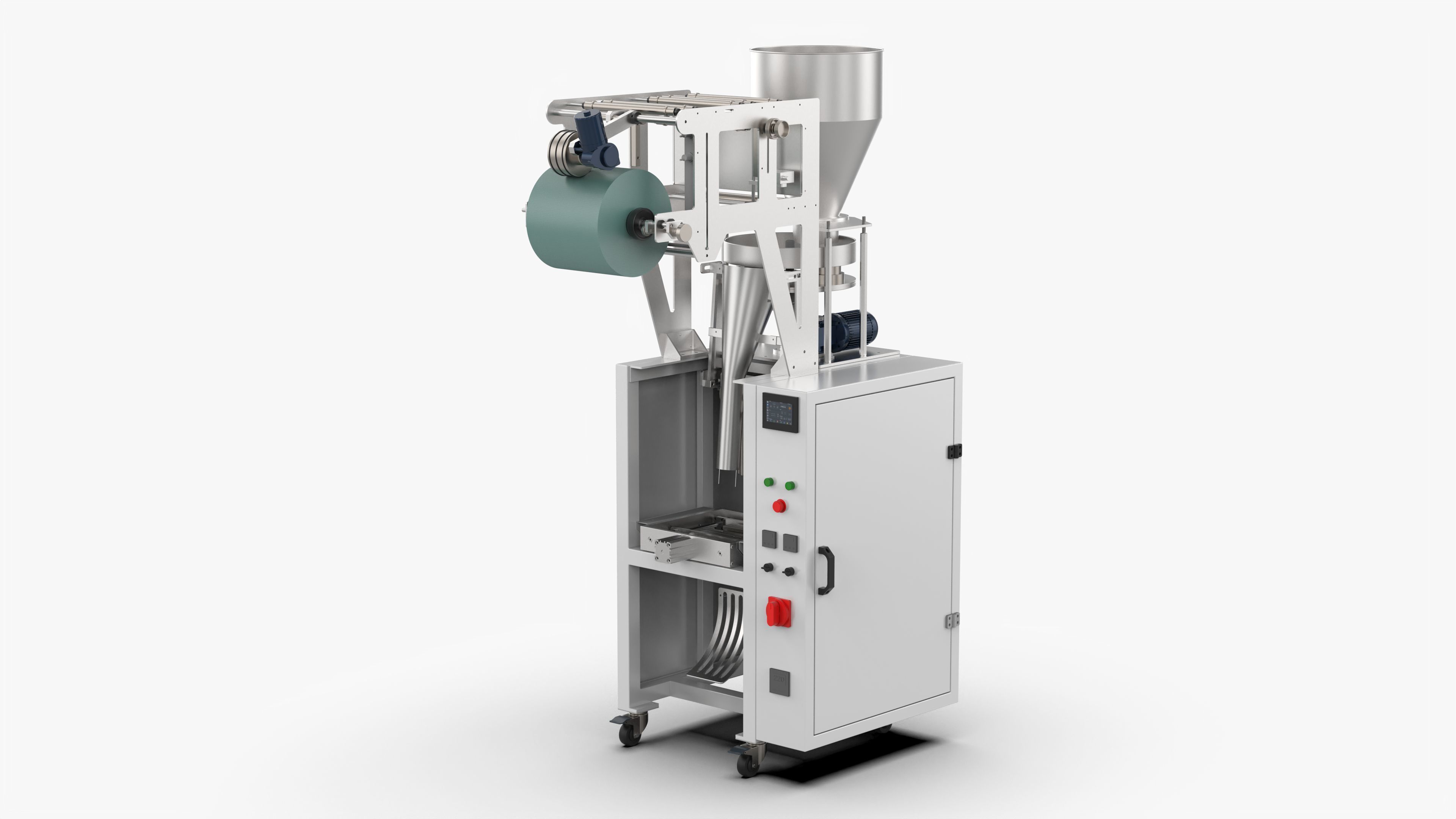 Vertical Packaging Machine 3D model_2