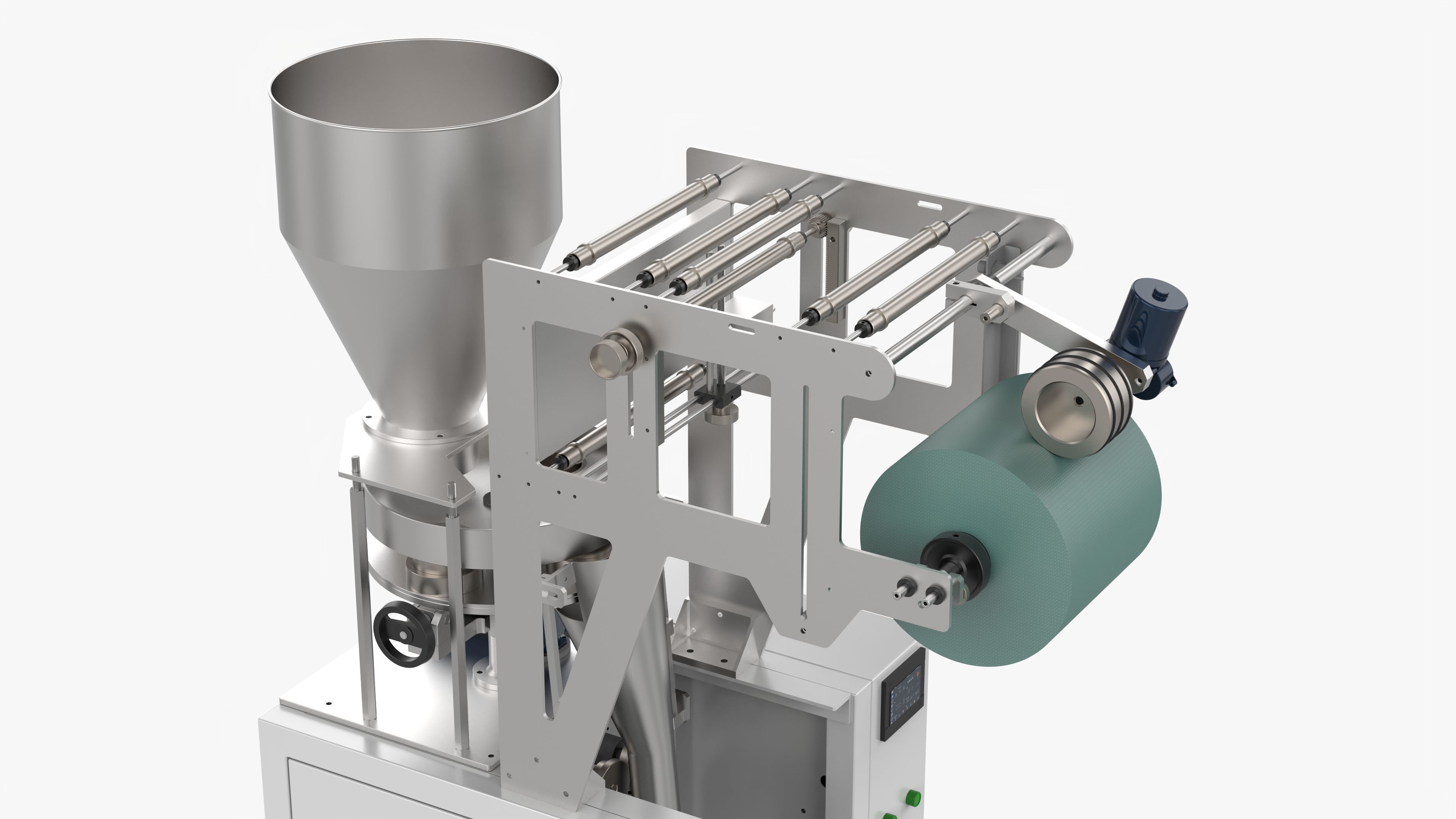 Vertical Packaging Machine 3D model_8