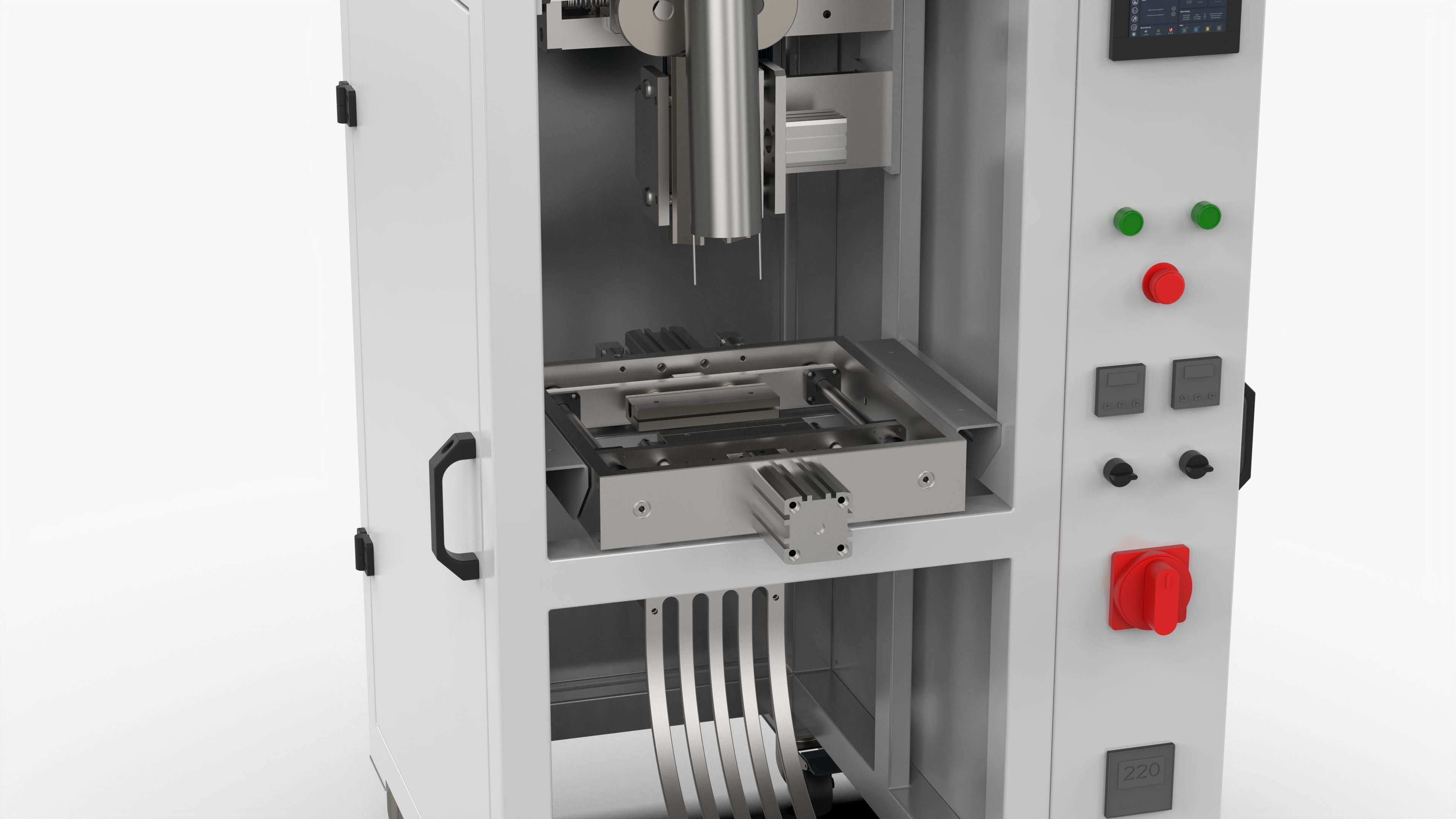 Vertical Packaging Machine 3D model_11