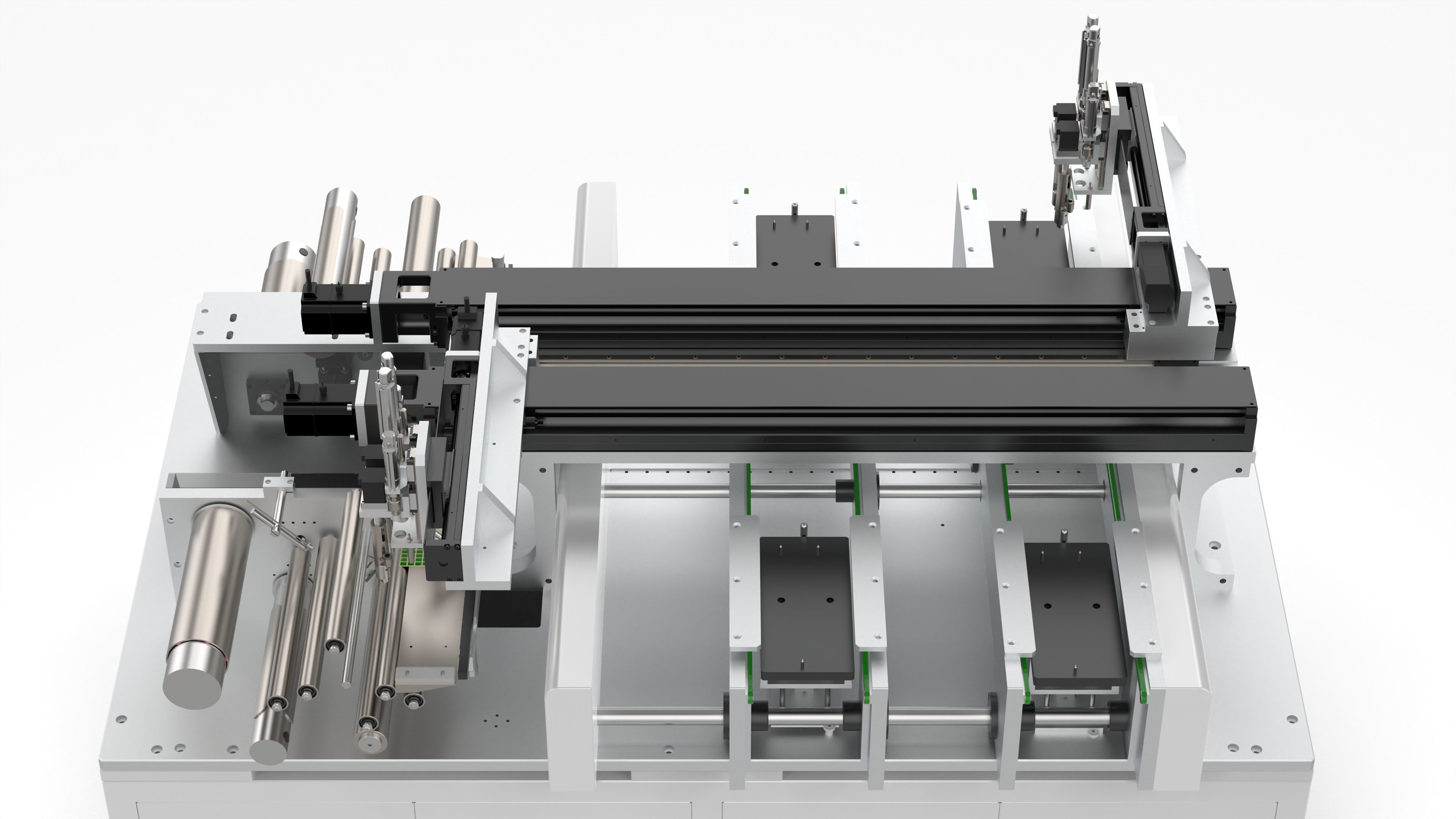 Automatic Double Station Label Laminating Machine 3D model_12