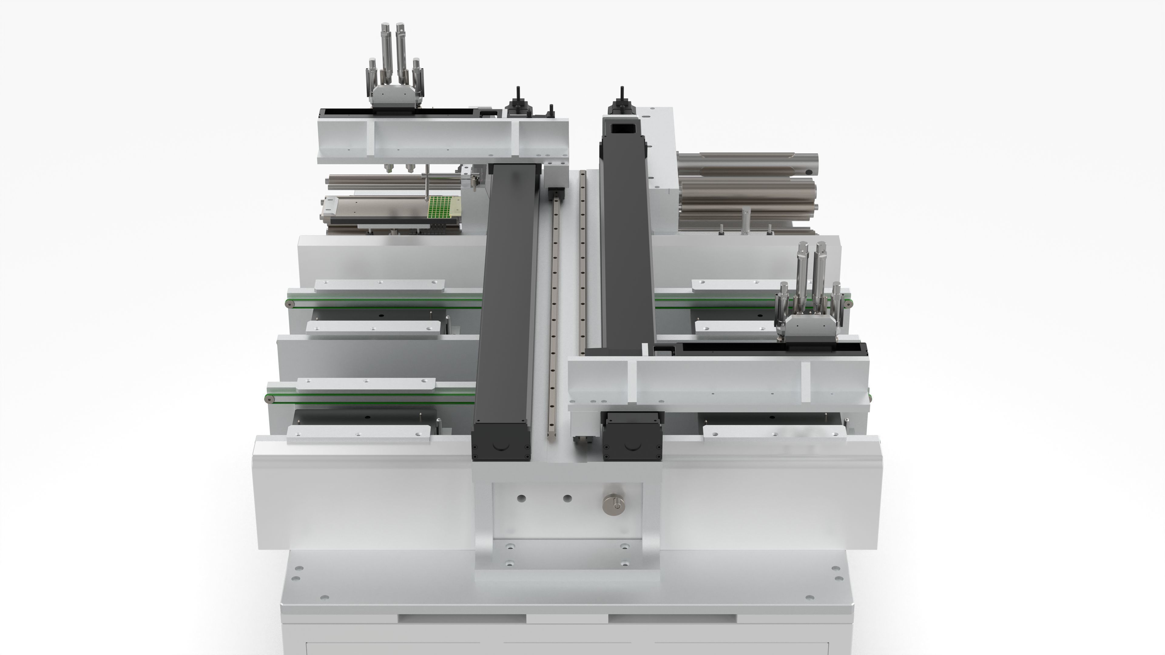 Automatic Double Station Label Laminating Machine 3D model_13