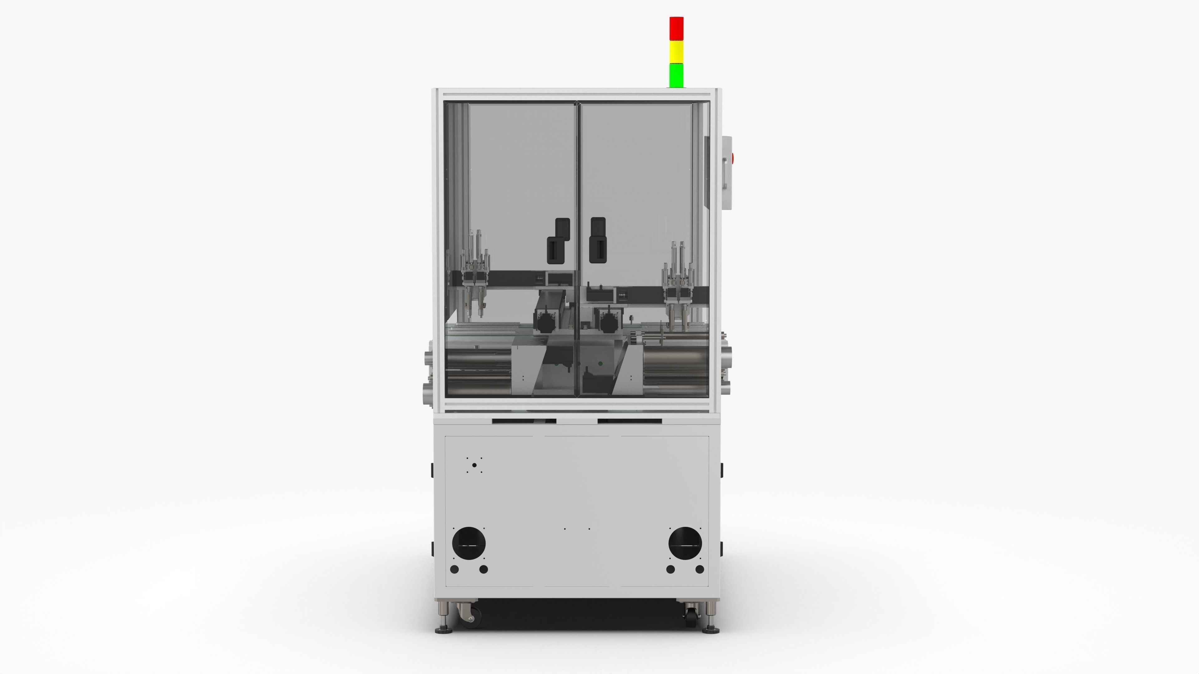 Automatic Double Station Label Laminating Machine 3D model_6