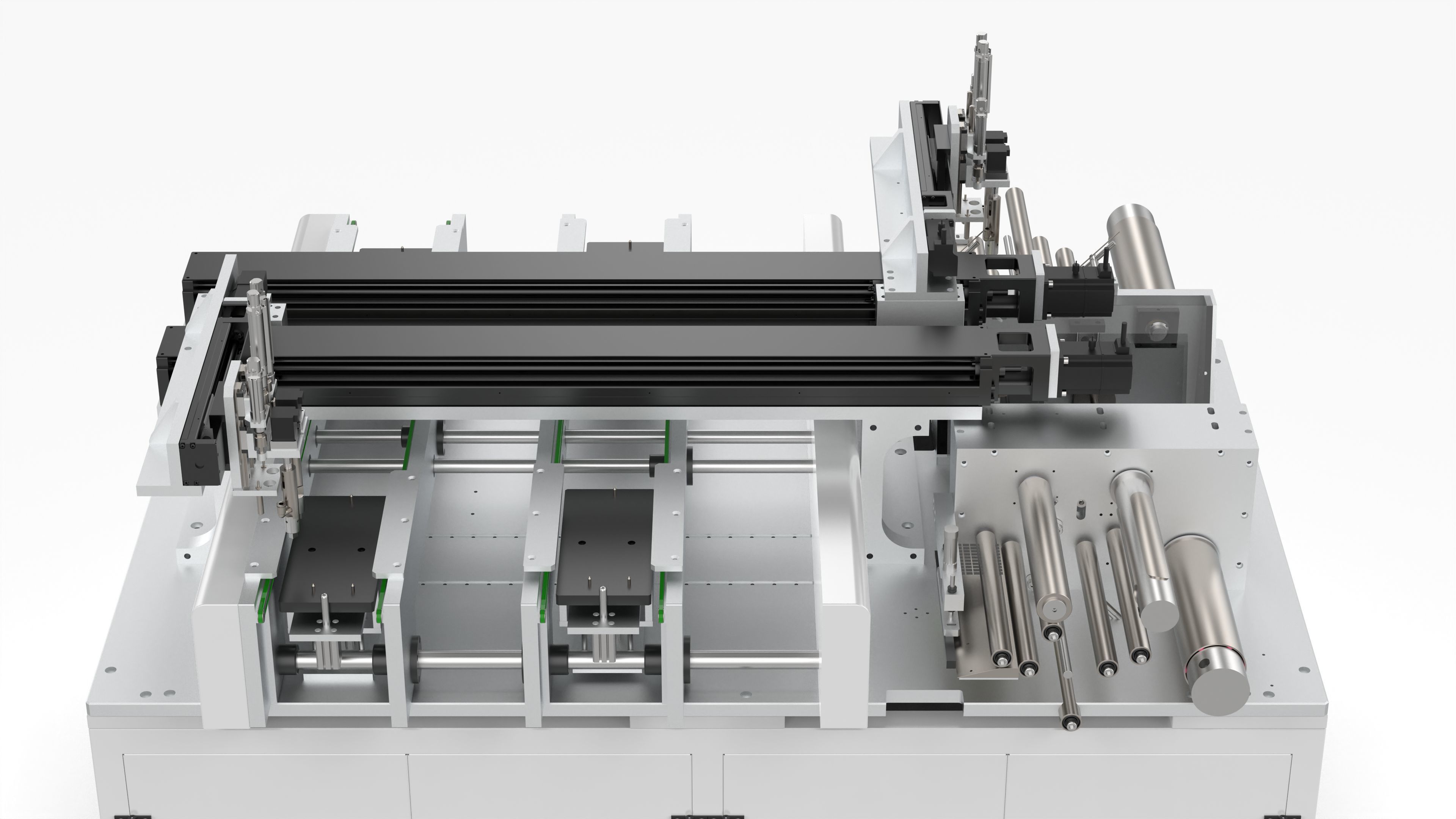 Automatic Double Station Label Laminating Machine 3D model_14