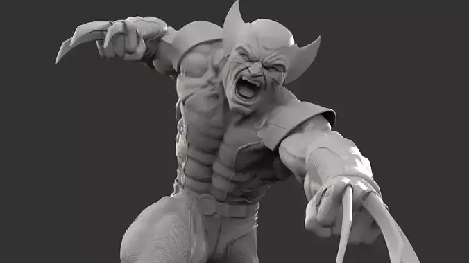 Wolverine- Marvel 3D print model