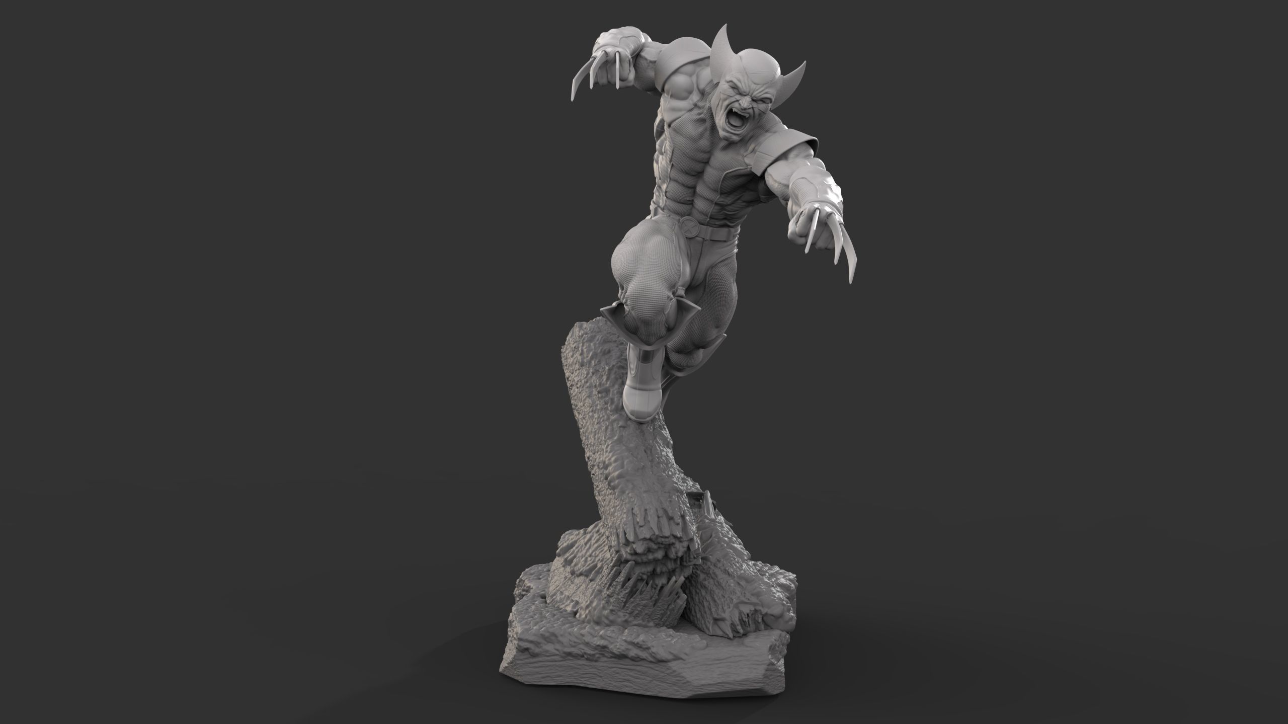 Wolverine- Marvel 3D print model_2