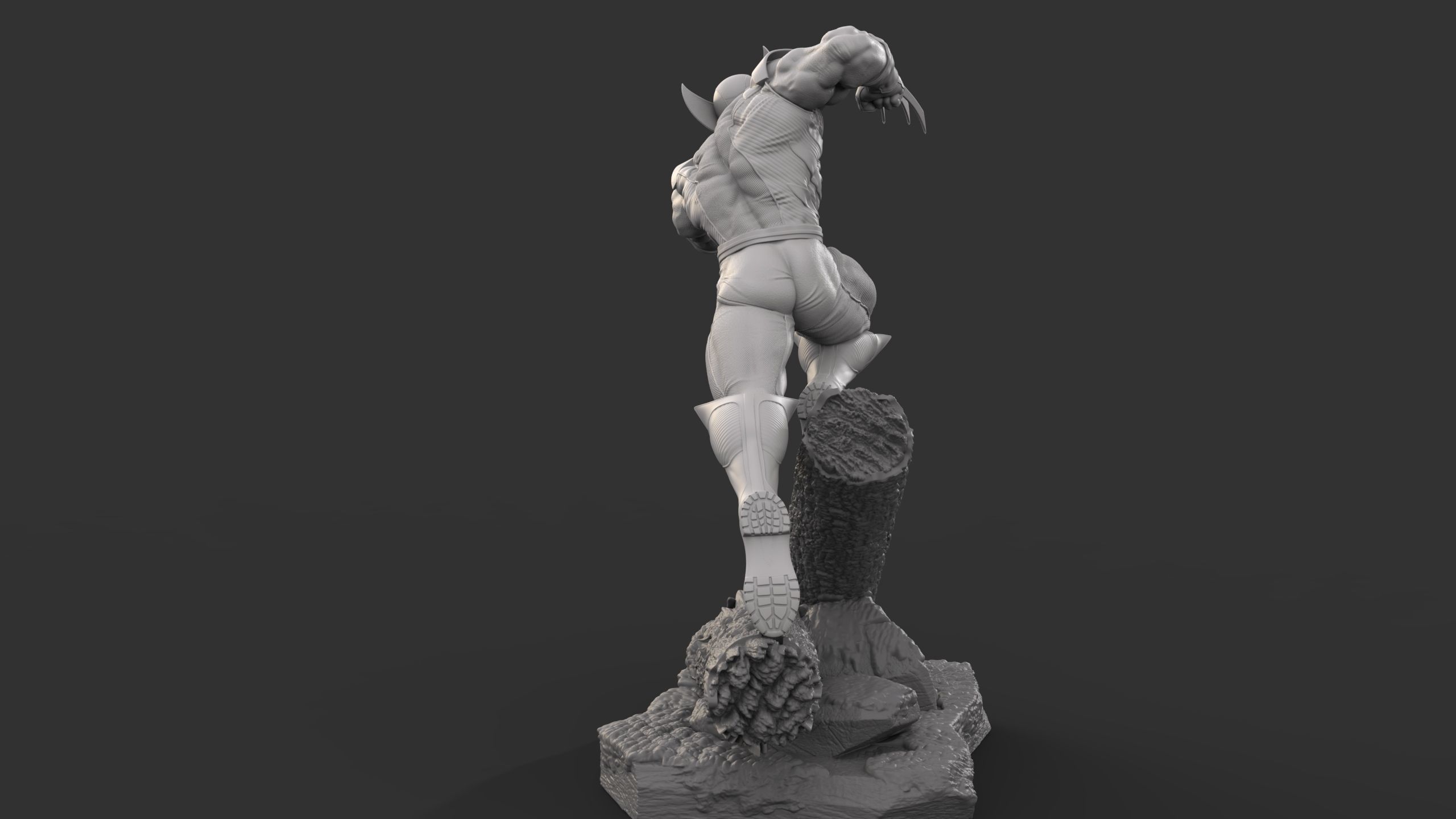 Wolverine- Marvel 3D print model_4