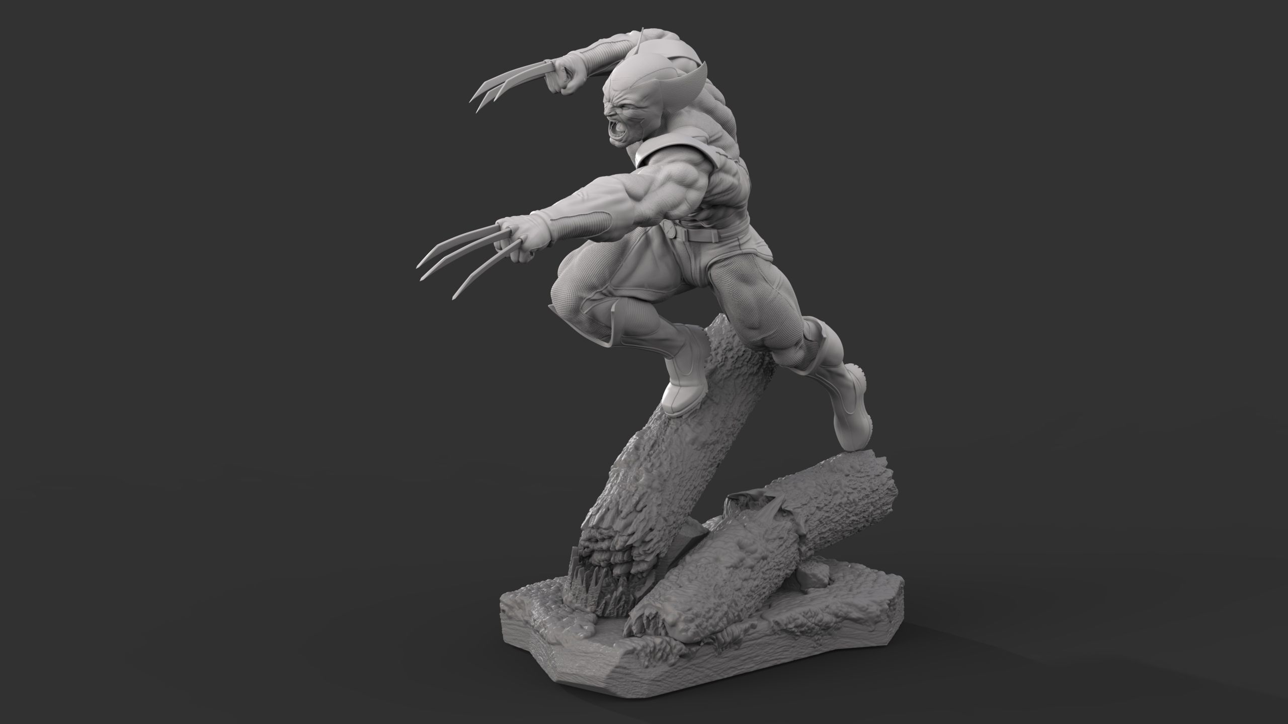Wolverine- Marvel 3D print model_6