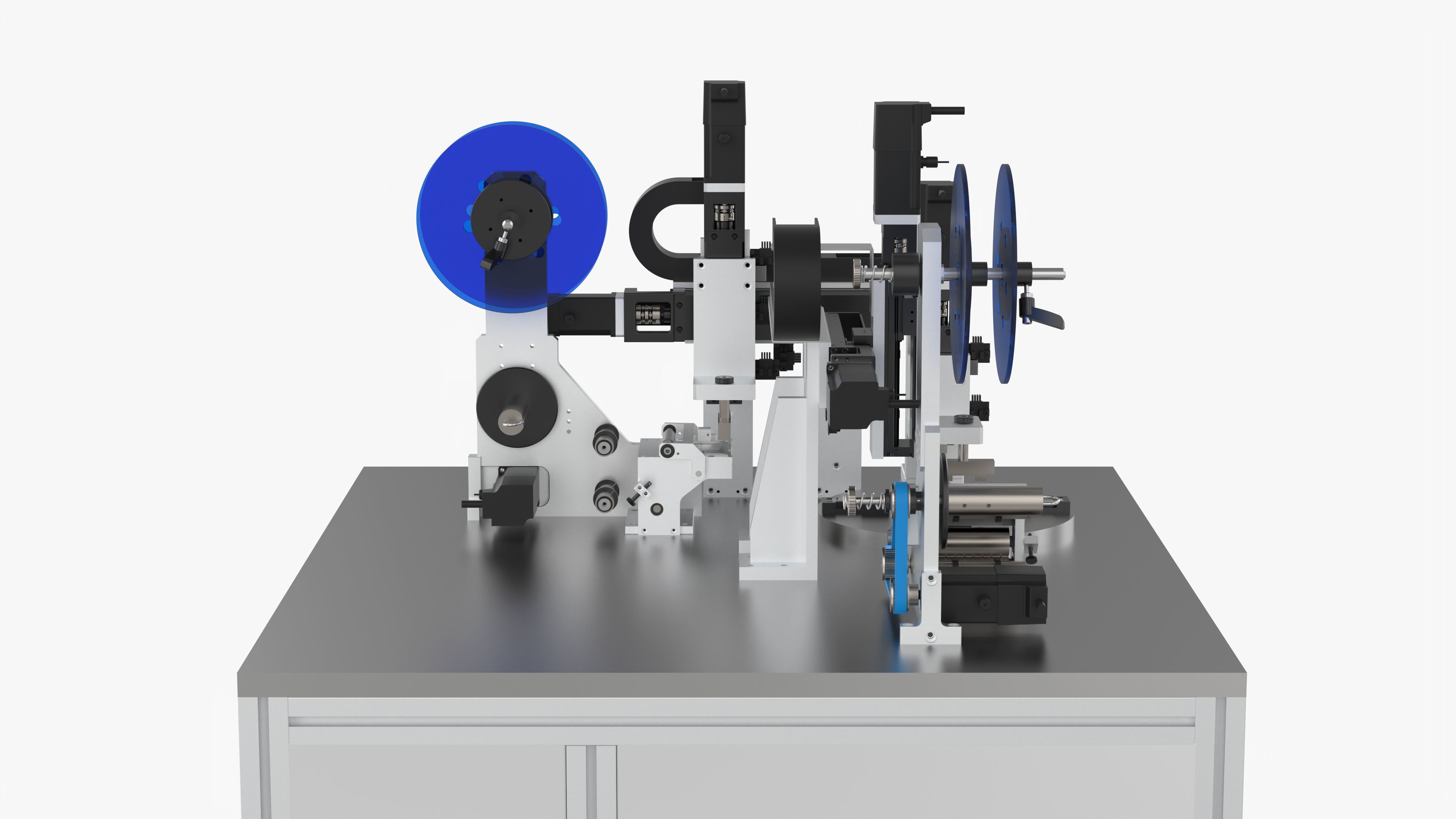 Automatic Label Laminating Machine 3D model_10