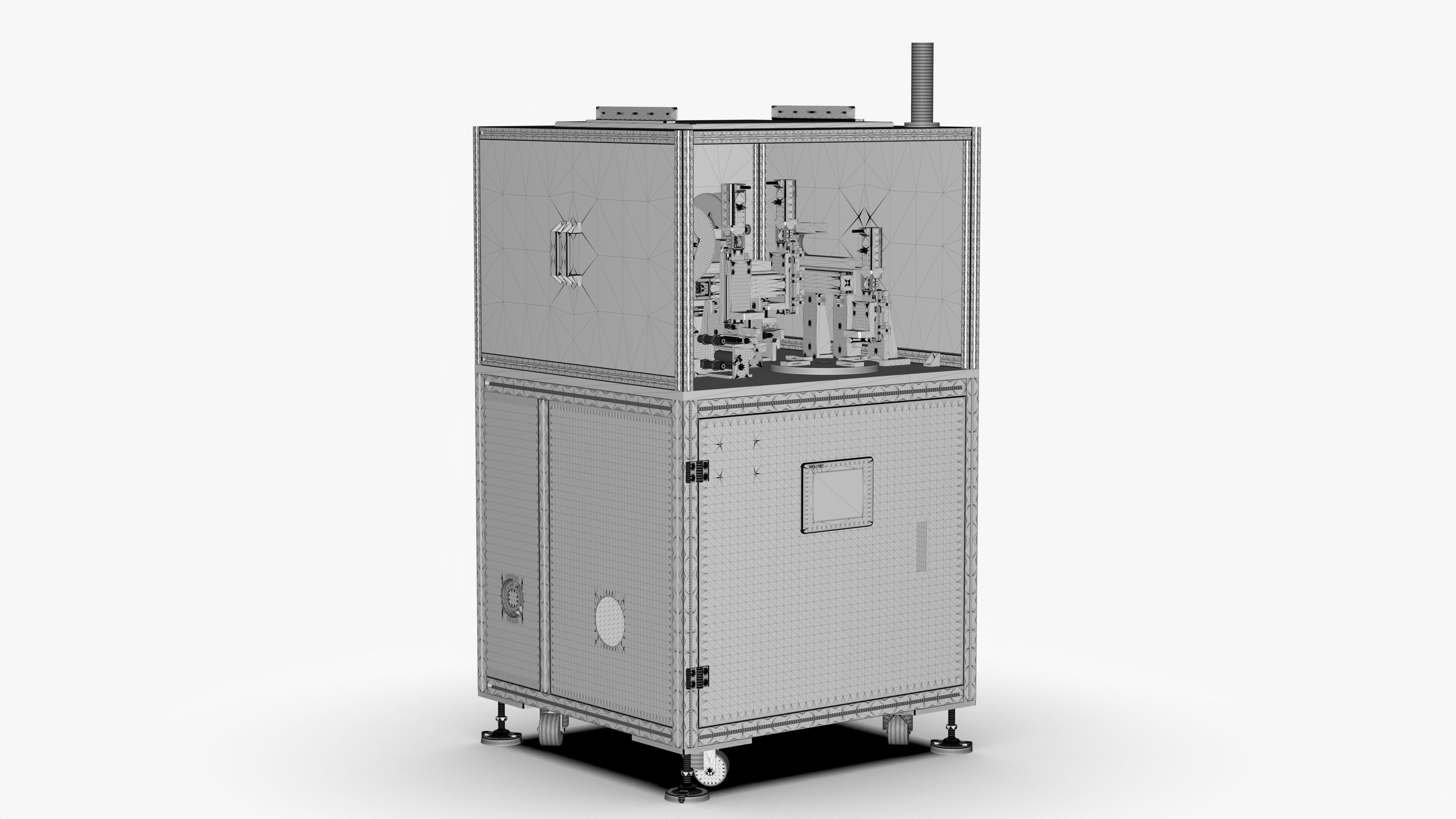 Automatic Label Laminating Machine 3D model_13