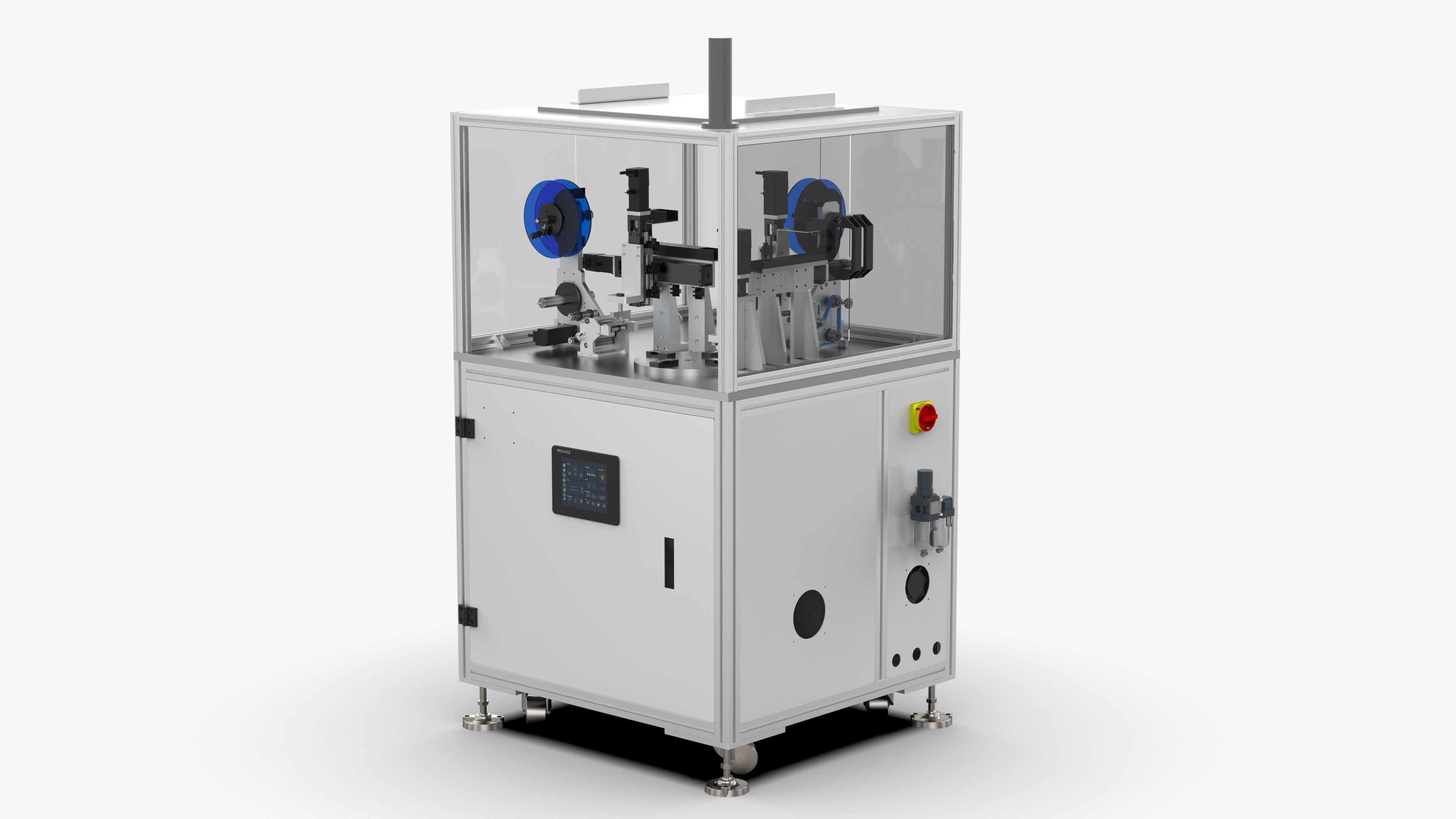 Automatic Label Laminating Machine 3D model_5