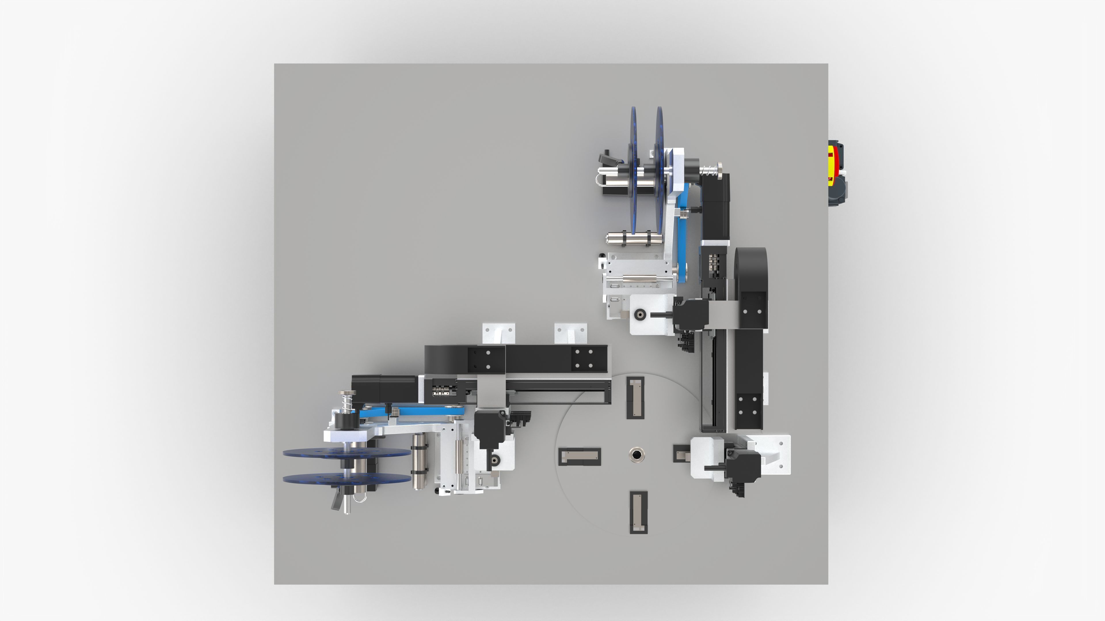 Automatic Label Laminating Machine 3D model_11