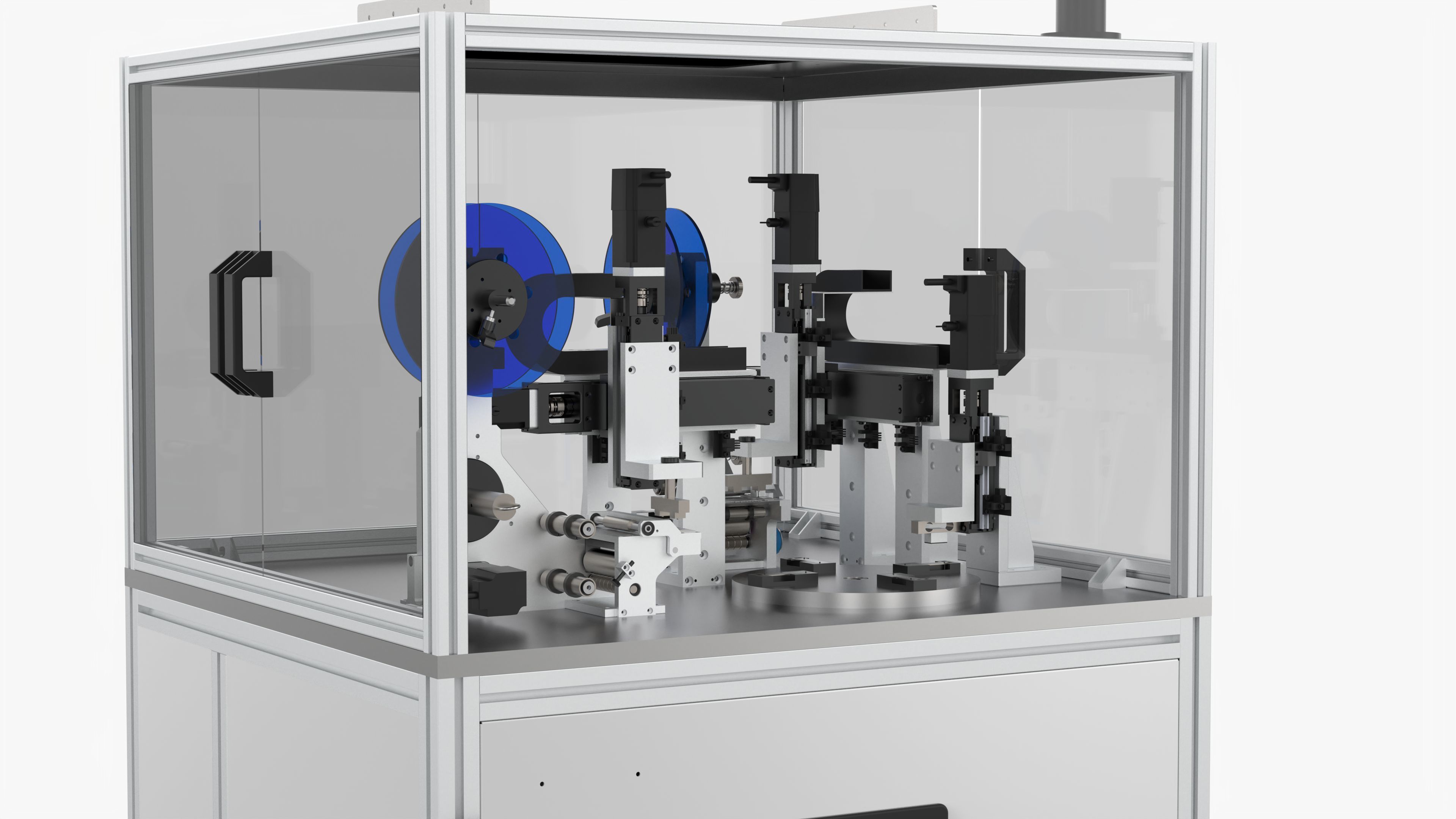 Automatic Label Laminating Machine 3D model_6