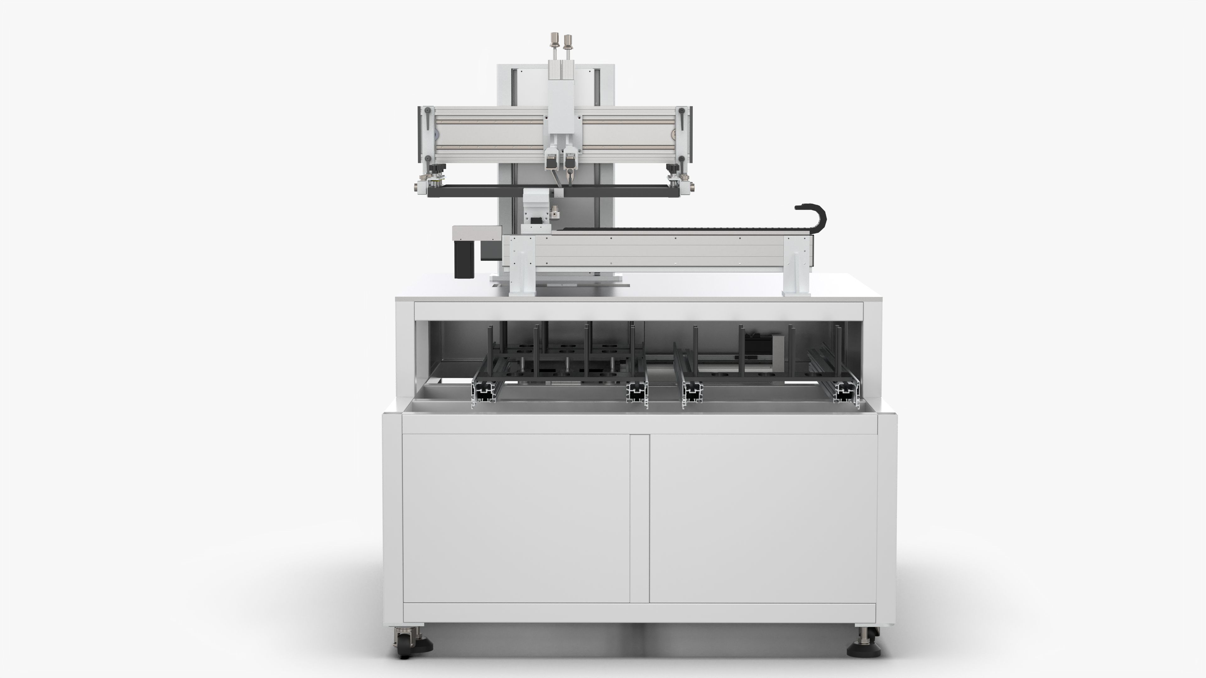 Automatic Screen Printing Equipment 3D model_5