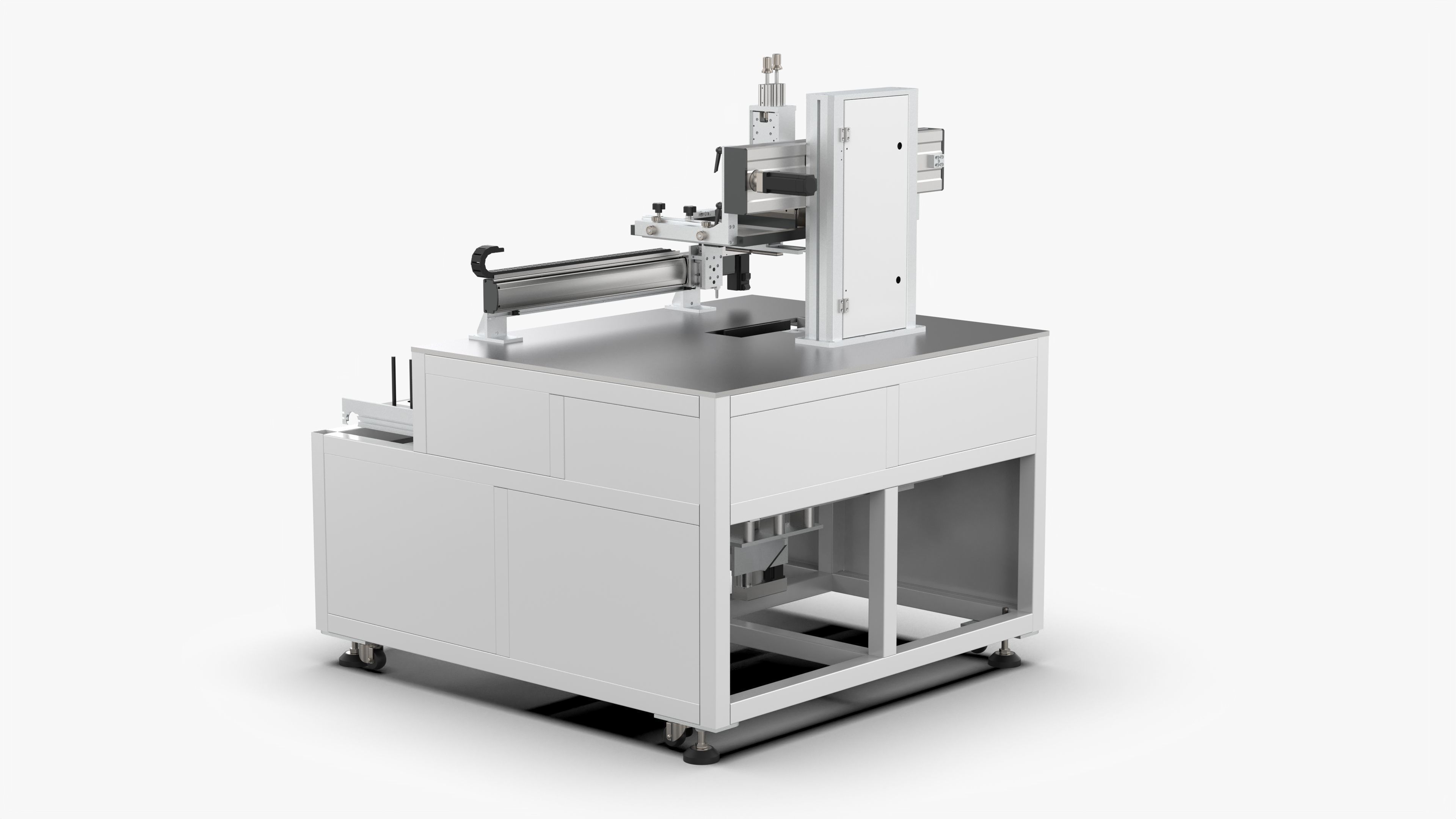 Automatic Screen Printing Equipment 3D model_2