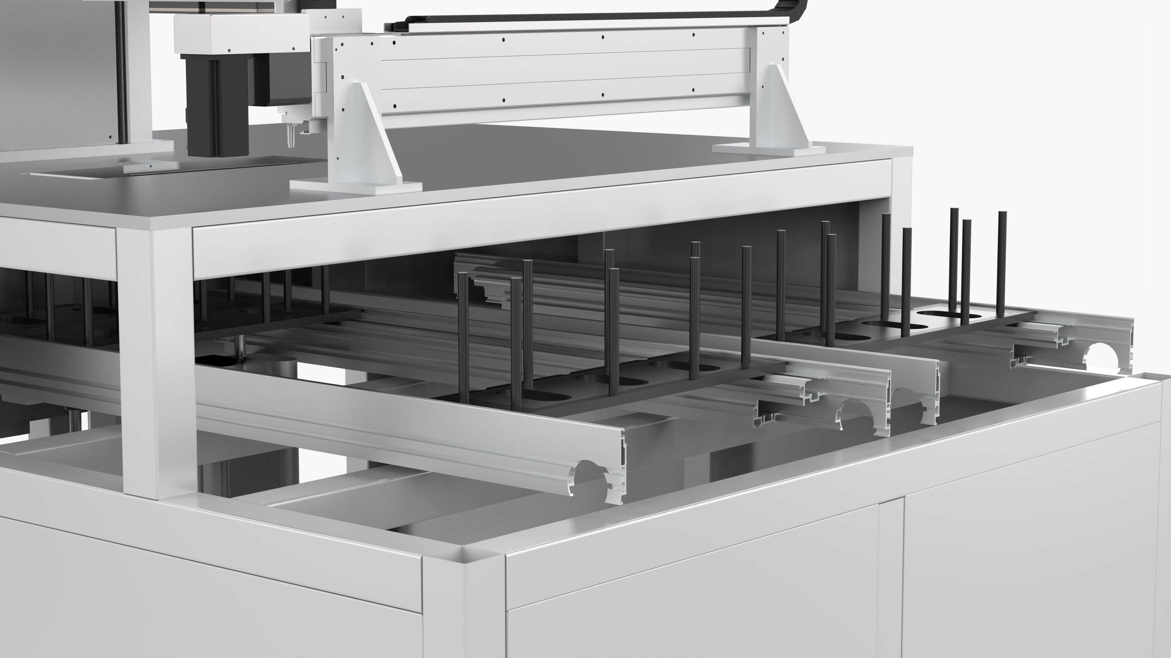 Automatic Screen Printing Equipment 3D model_8