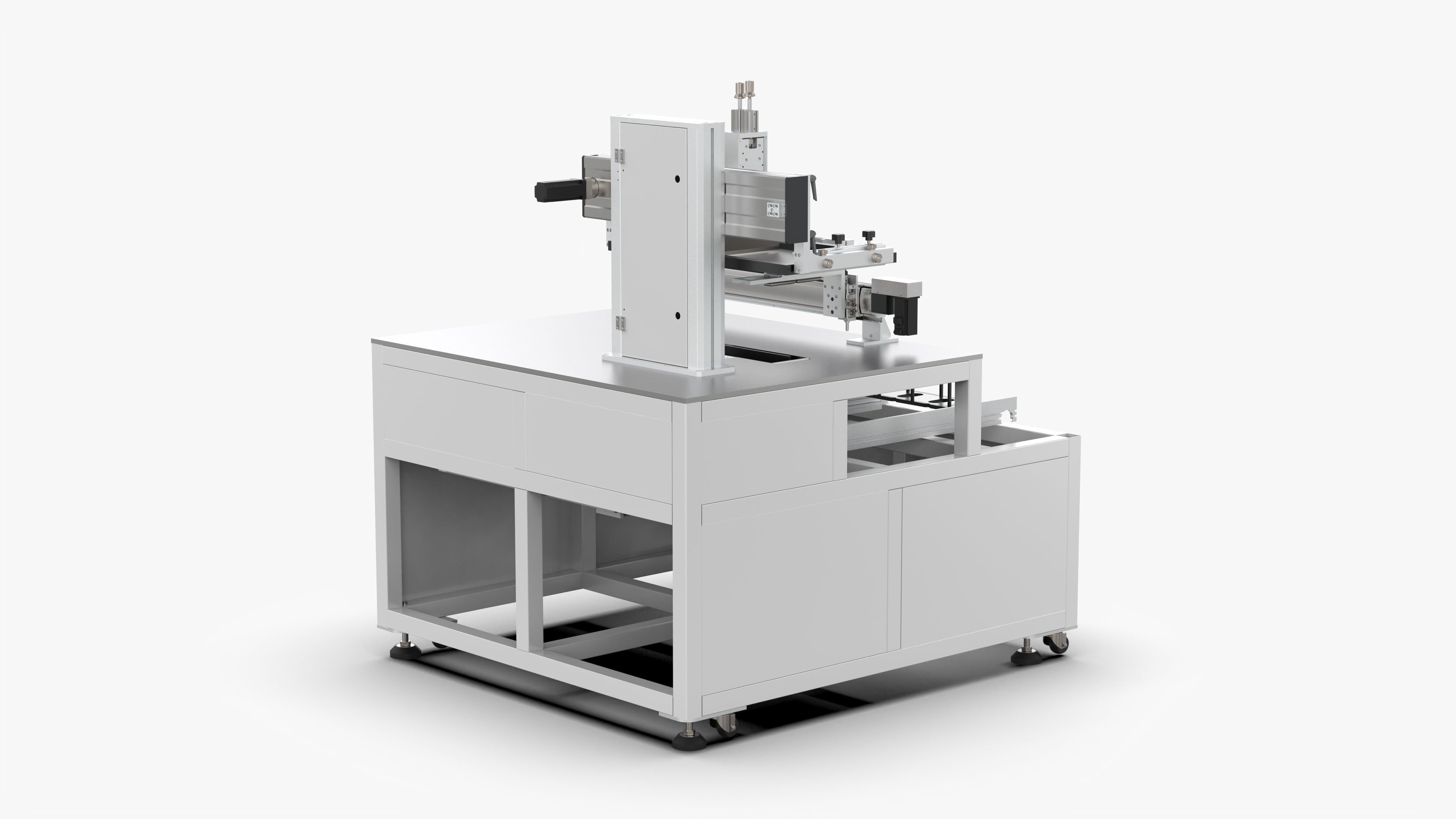 Automatic Screen Printing Equipment 3D model_3
